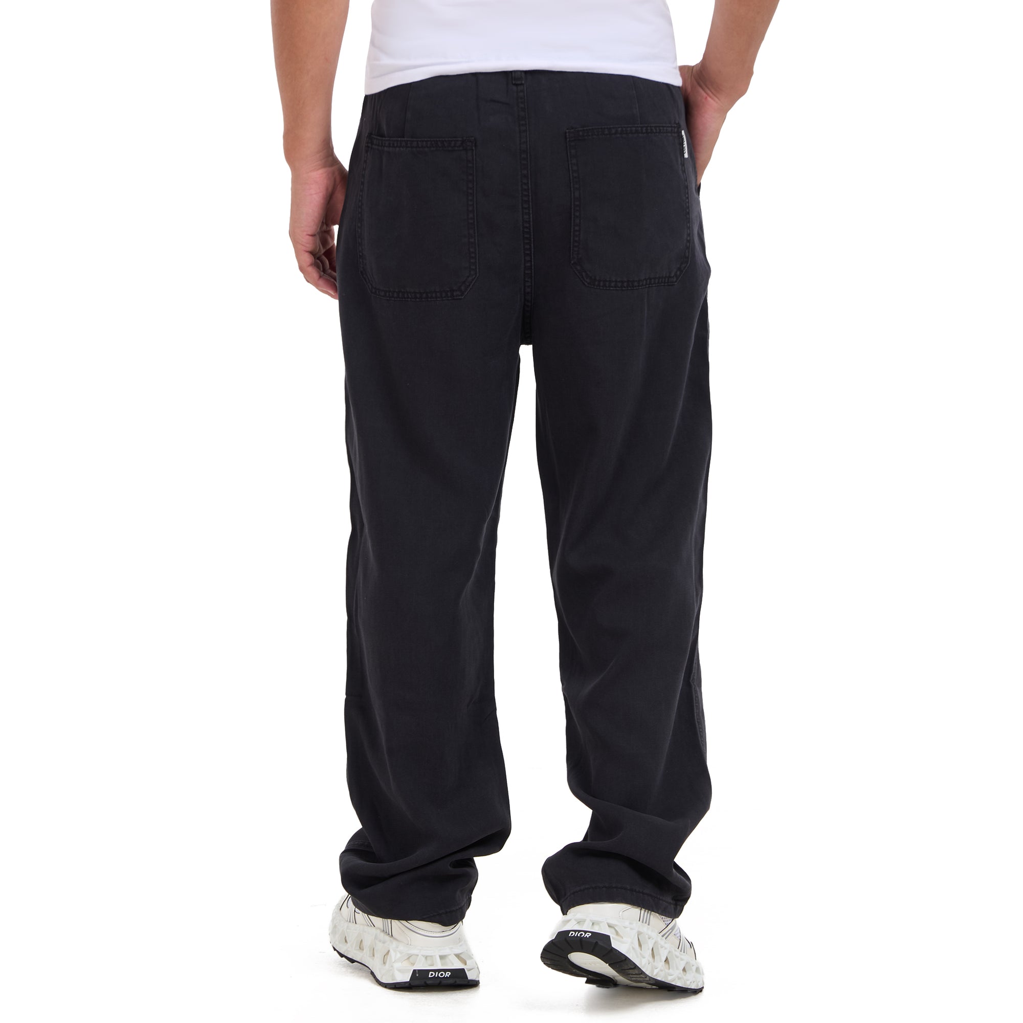 Black Cargo Trousers