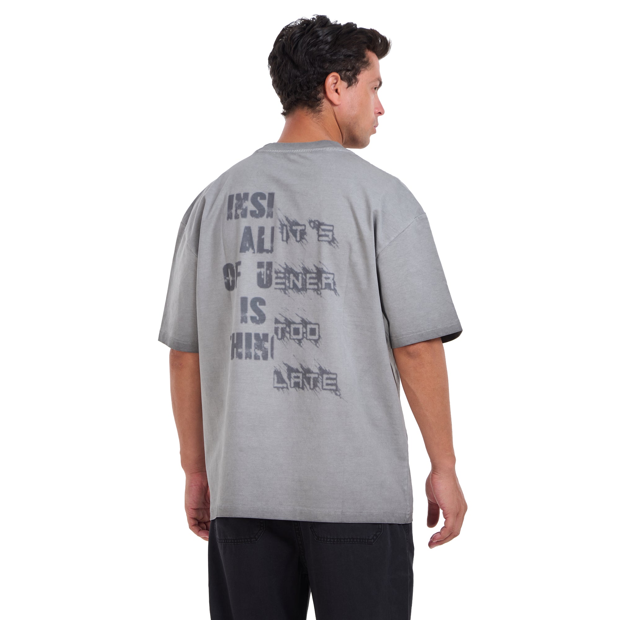 Gray Short Sleeves T-shirt