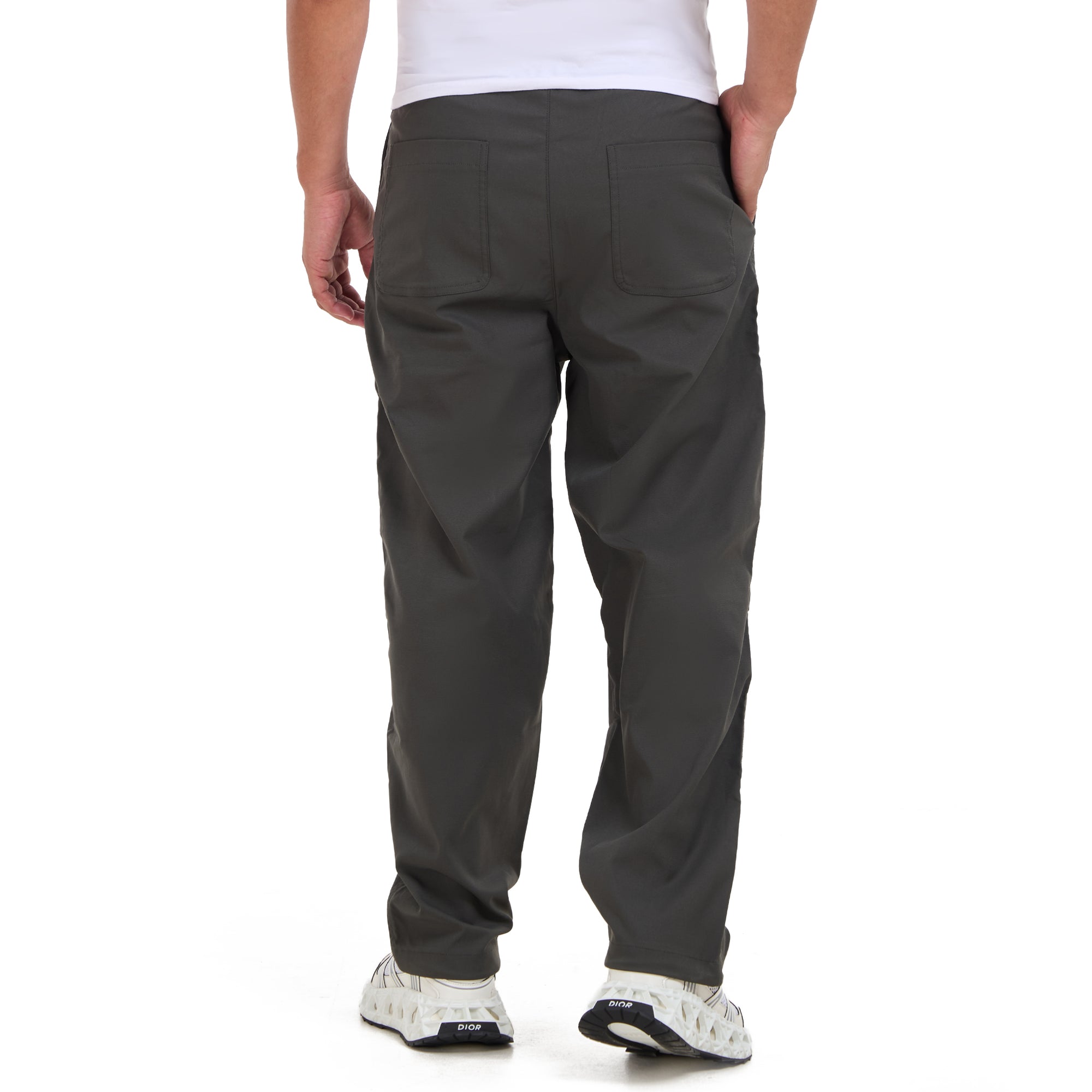 Gray Cargo Trousers