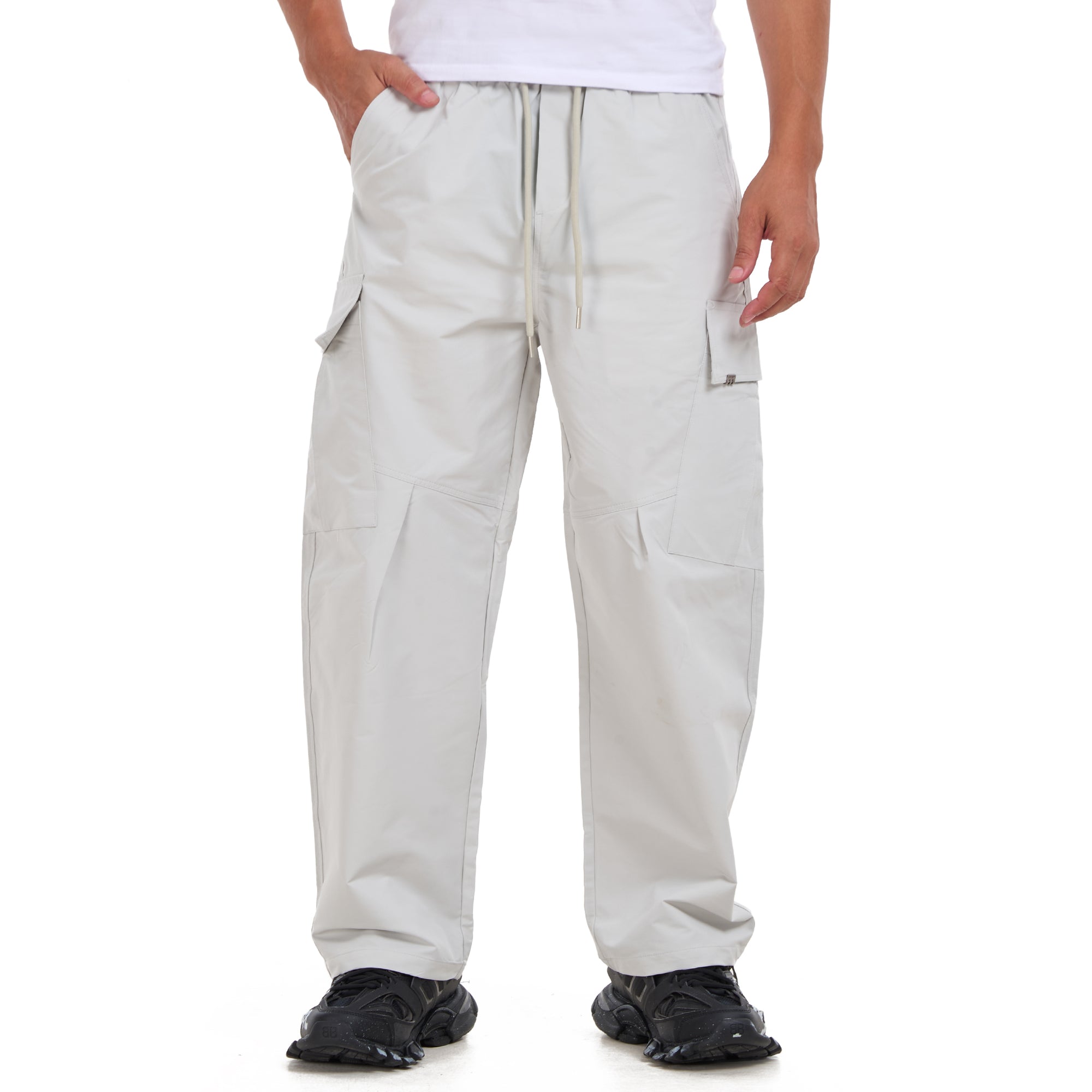 Light Gray Cargo Trousers