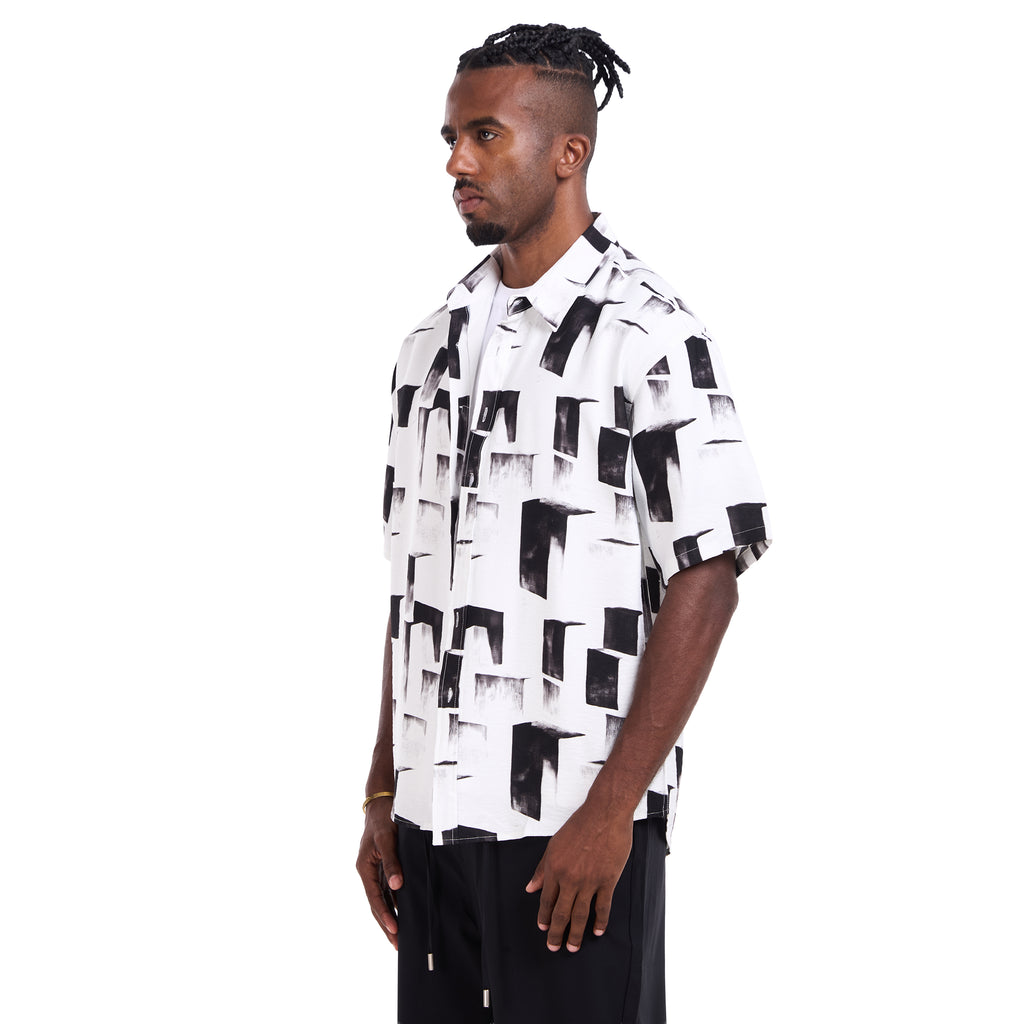 White Printed Shirt