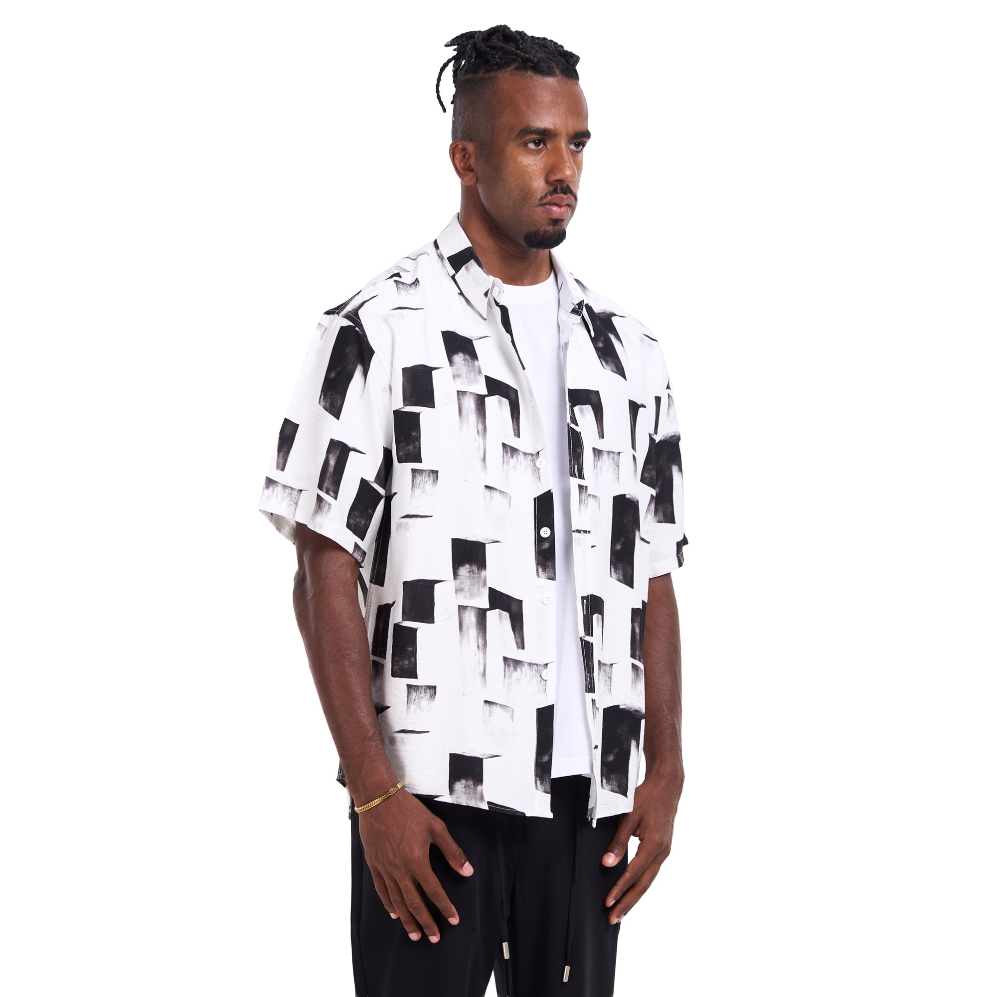 White Printed Shirt