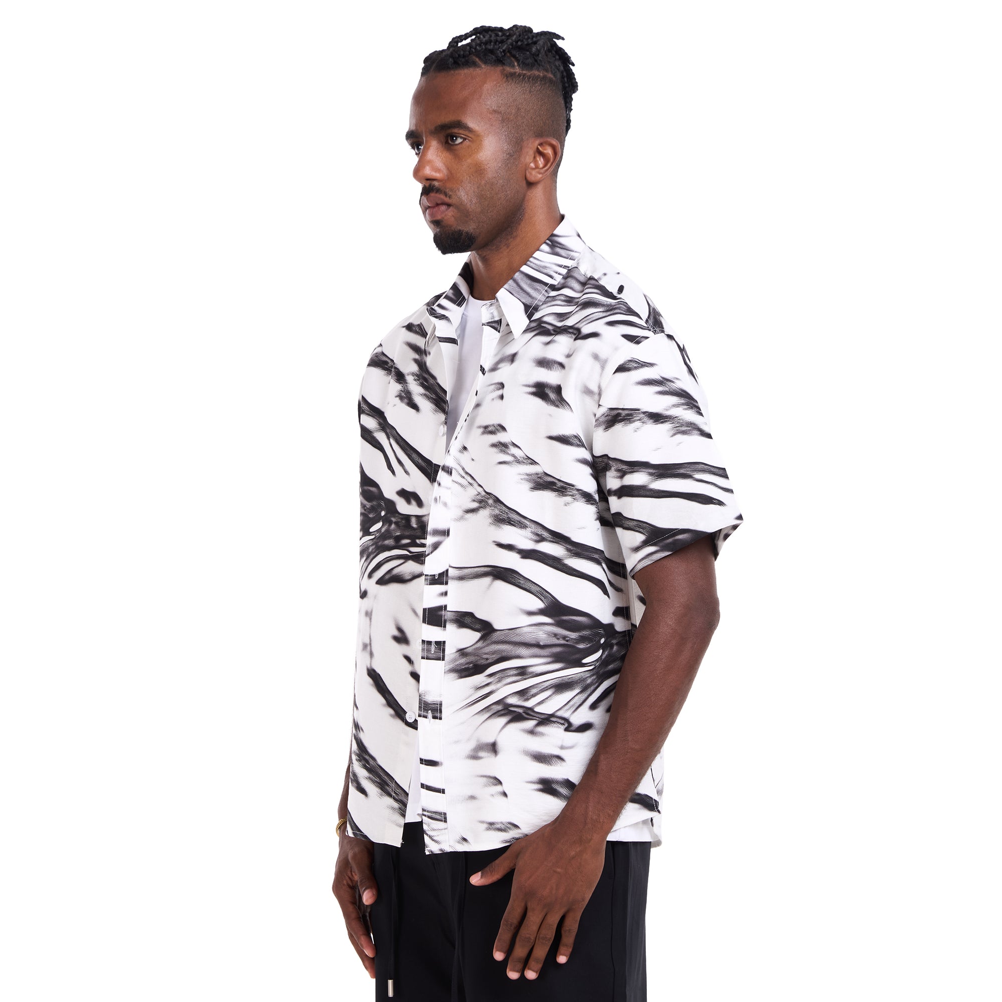 White Printed Shirt