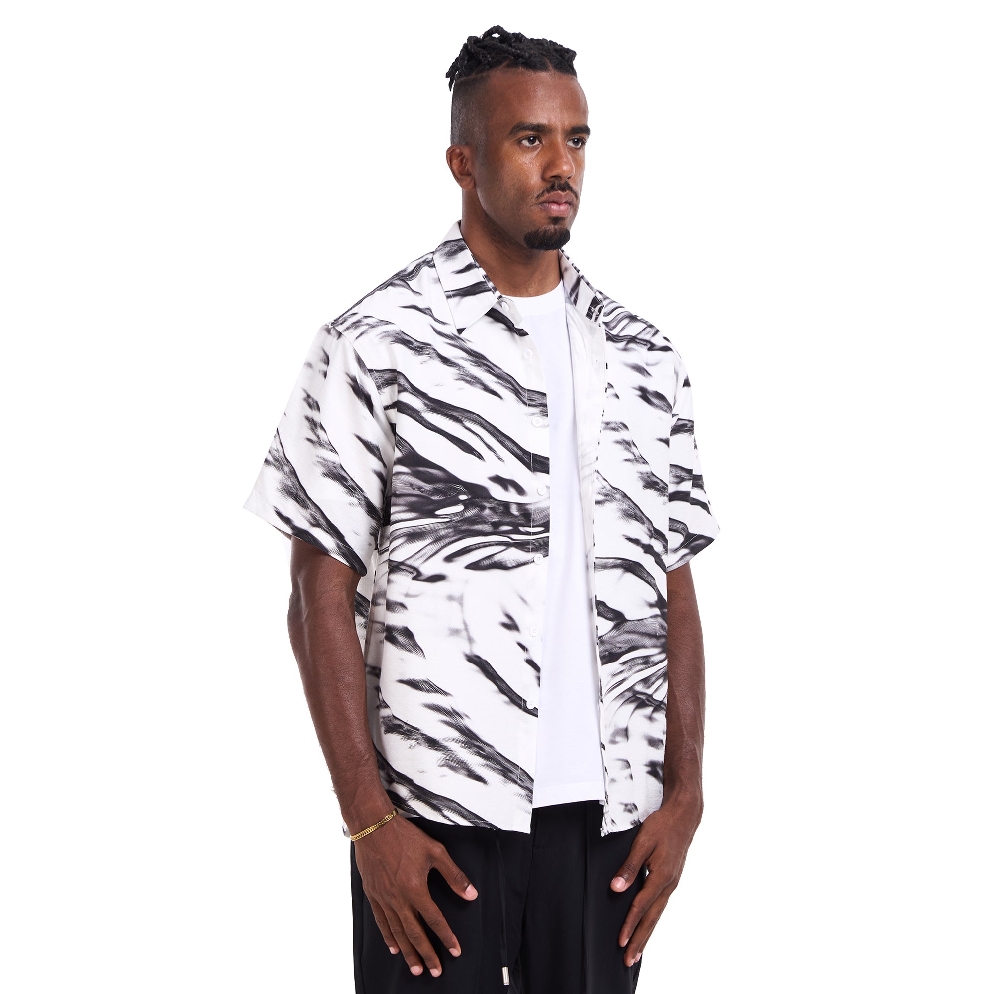 White Printed Shirt