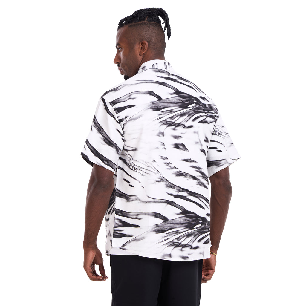 White Printed Shirt