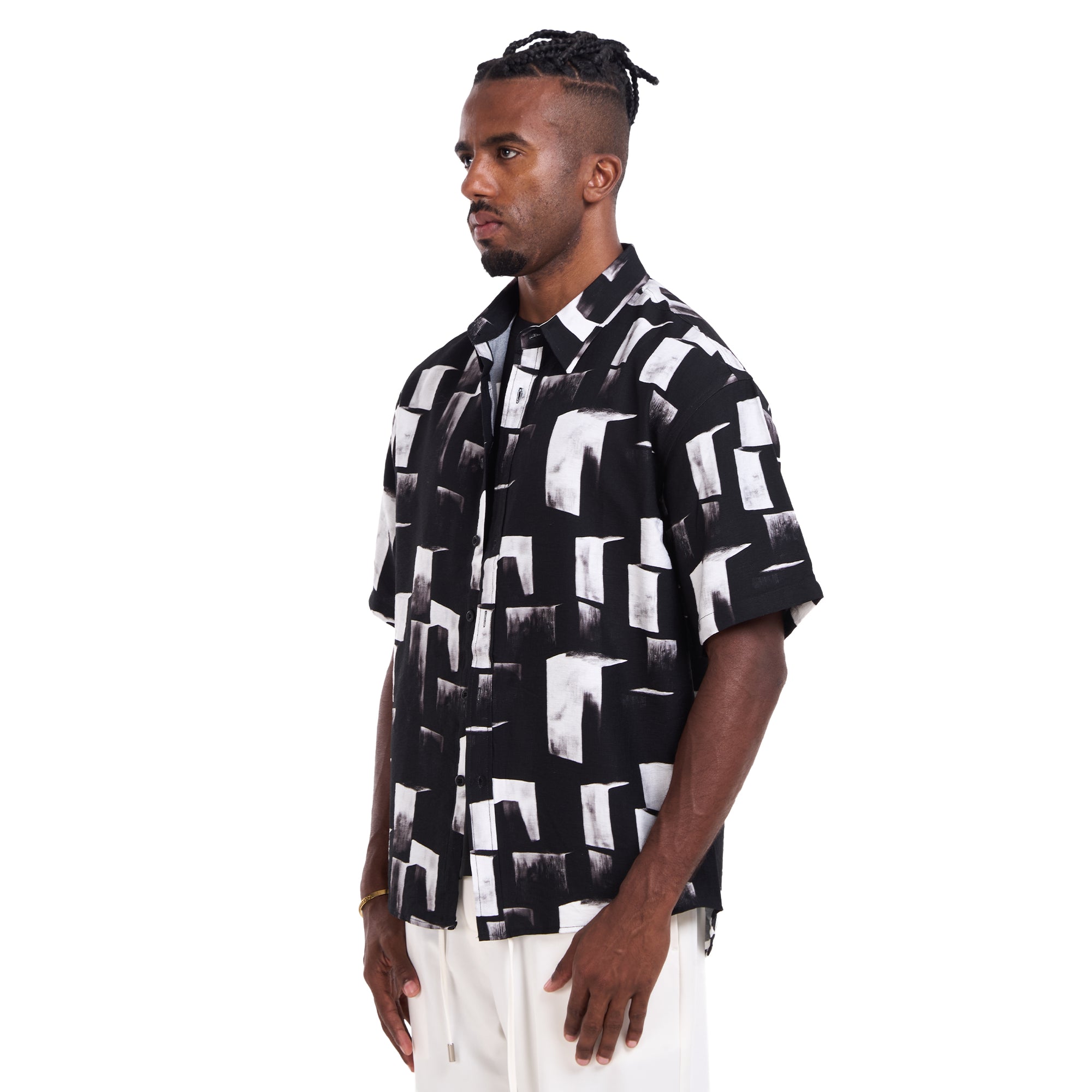 Black Printed Shirt