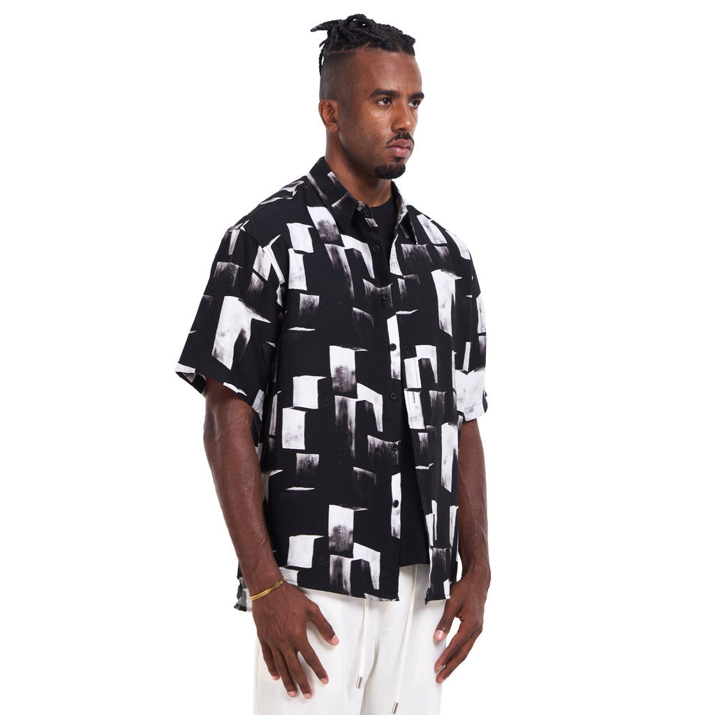 Black Printed Shirt