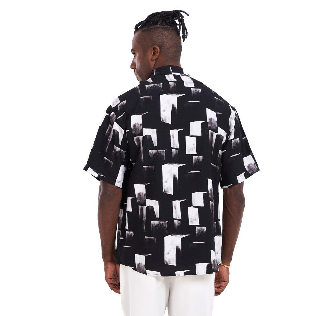 Black Printed Shirt