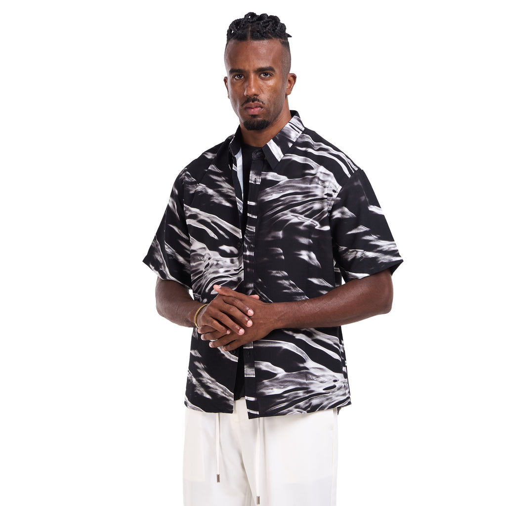 Black Printed Shirt