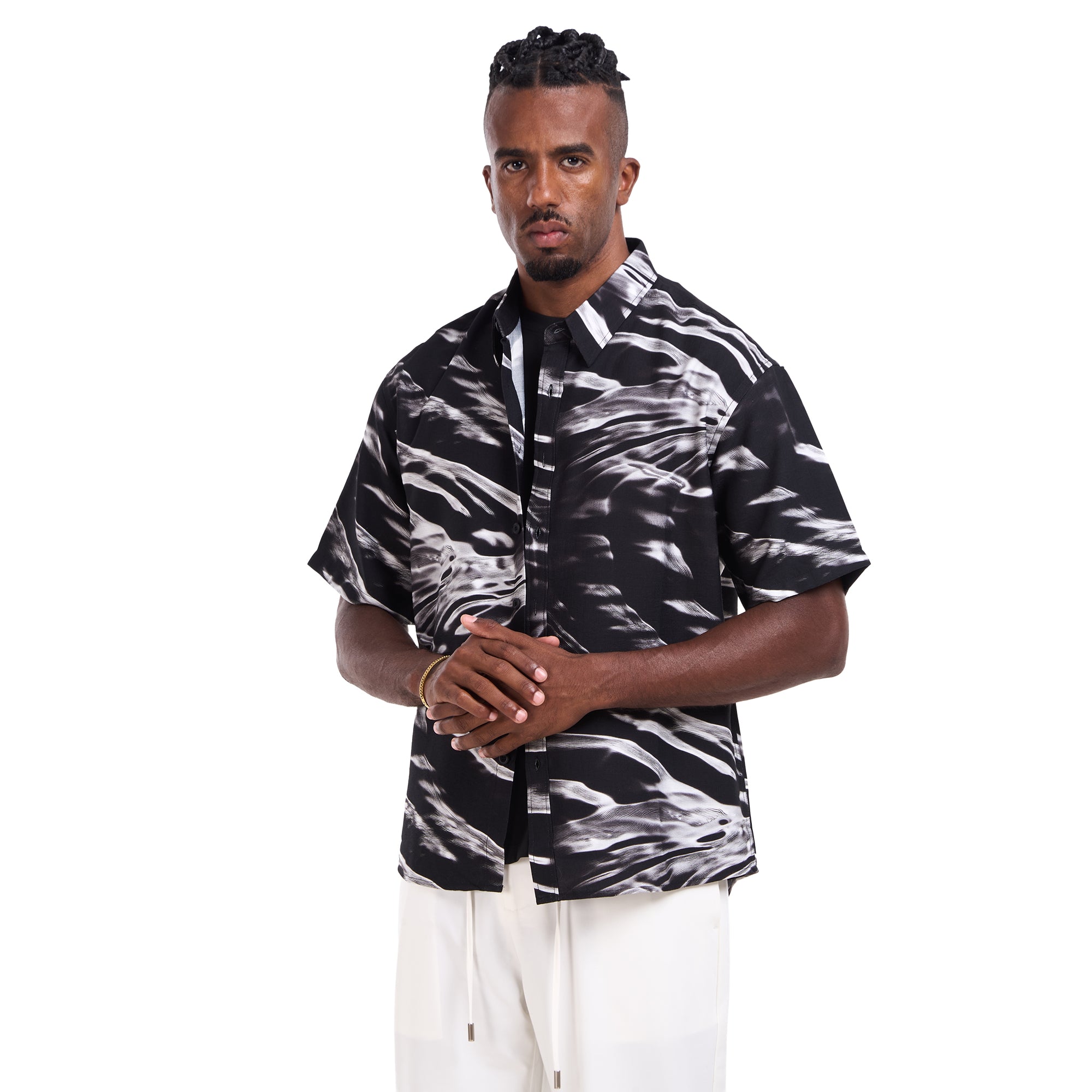Black Printed Shirt