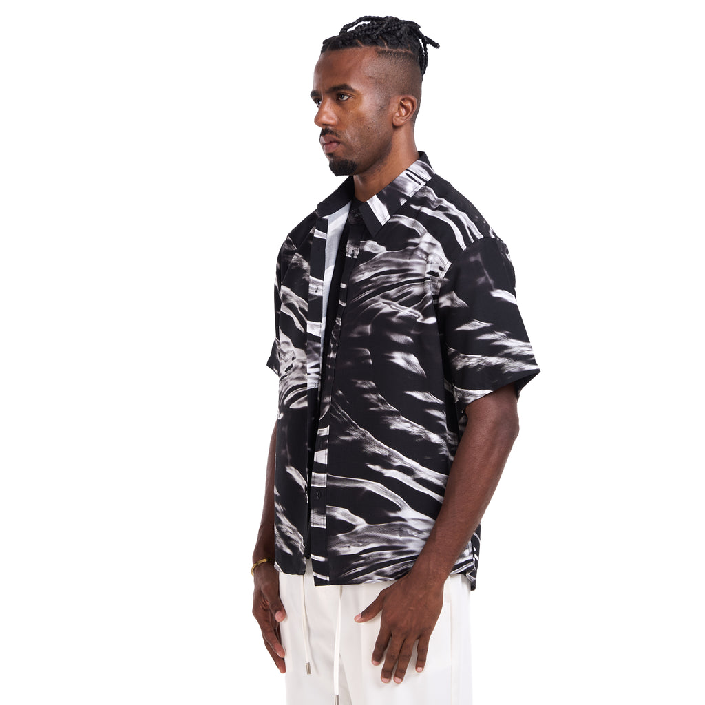 Black Printed Shirt