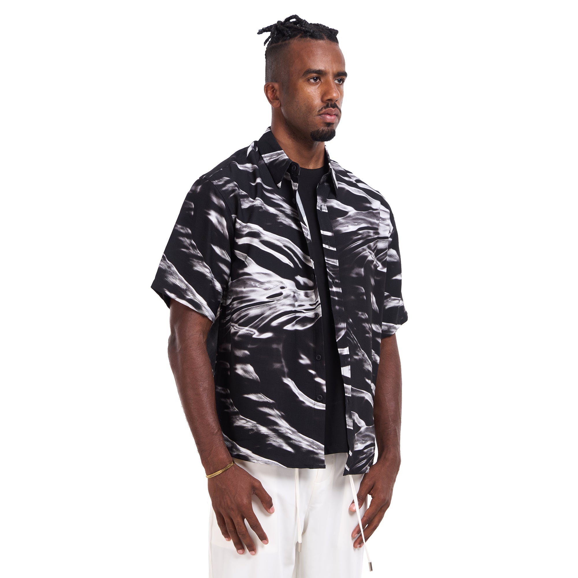 Black Printed Shirt