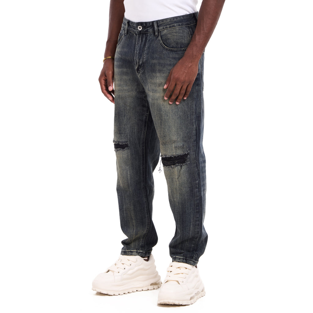 Dark Gray Slim Fit Jeans