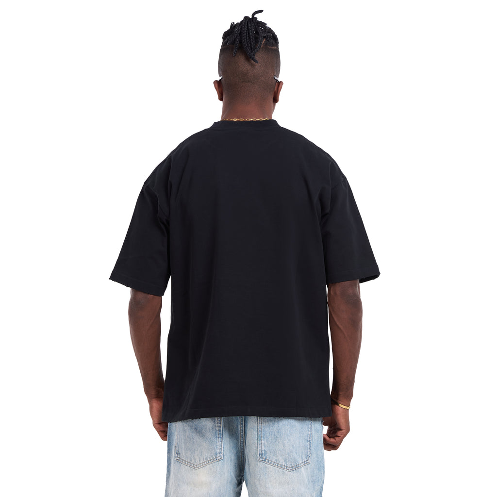 Black Printed T-Shirt