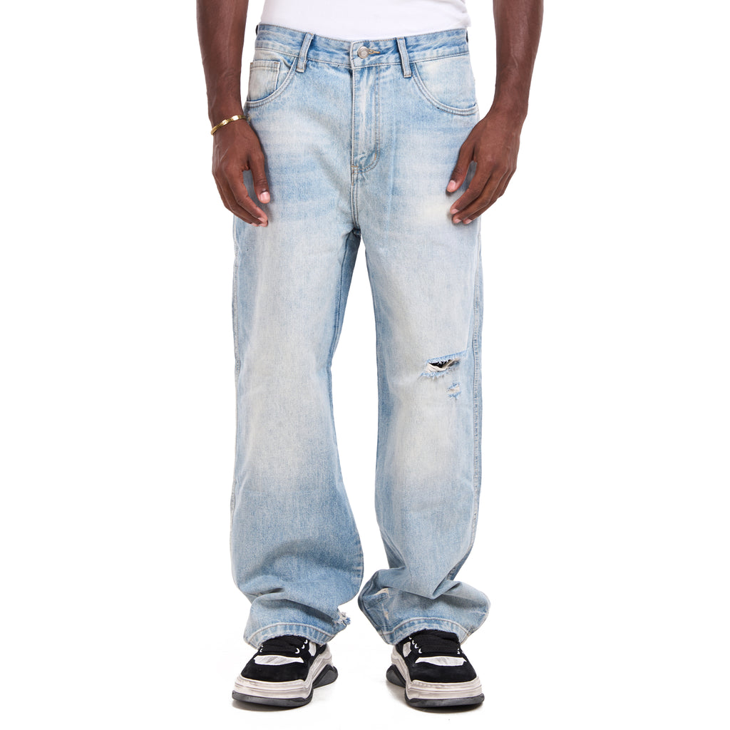 Light Blue Relaxed Fit Jeans