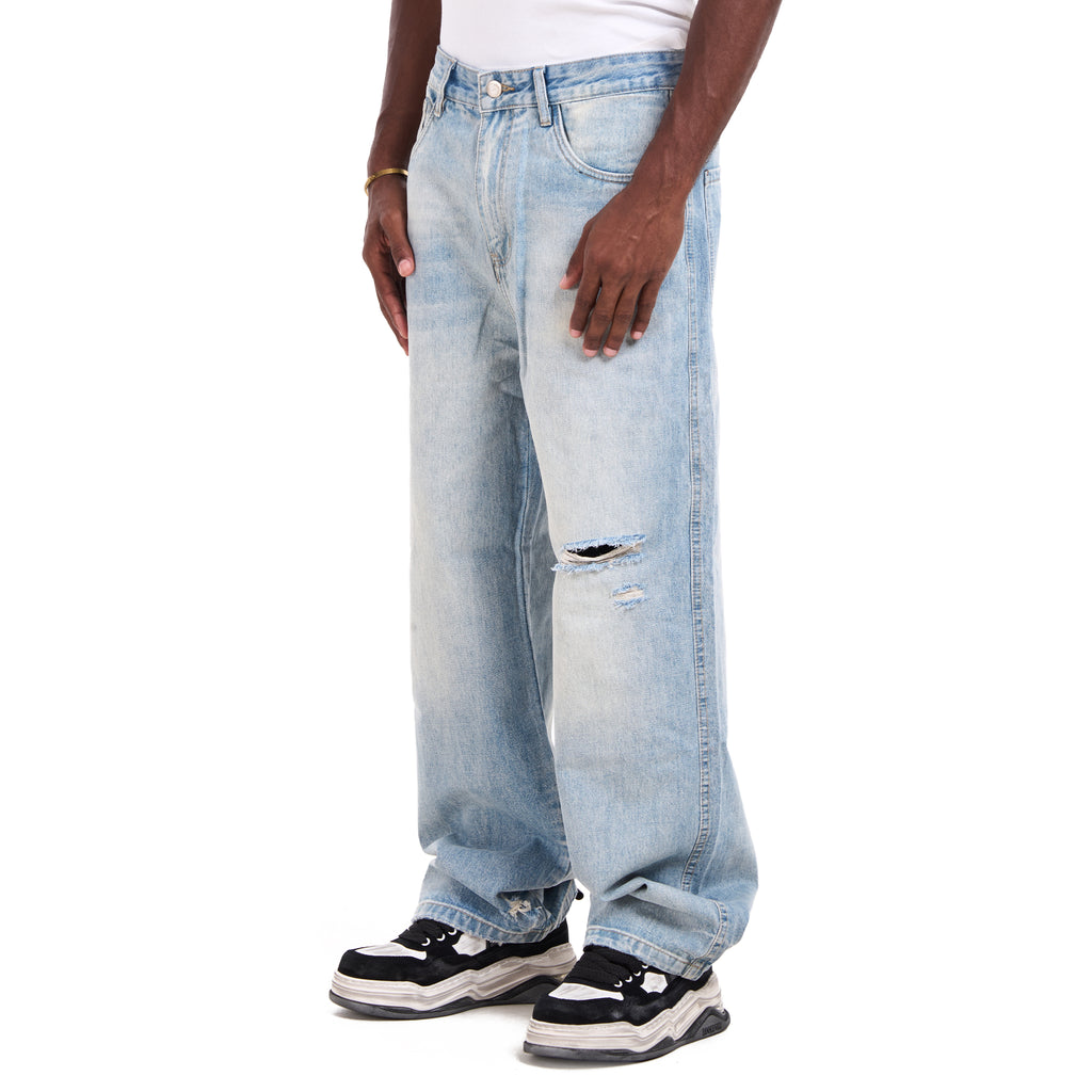 Light Blue Relaxed Fit Jeans