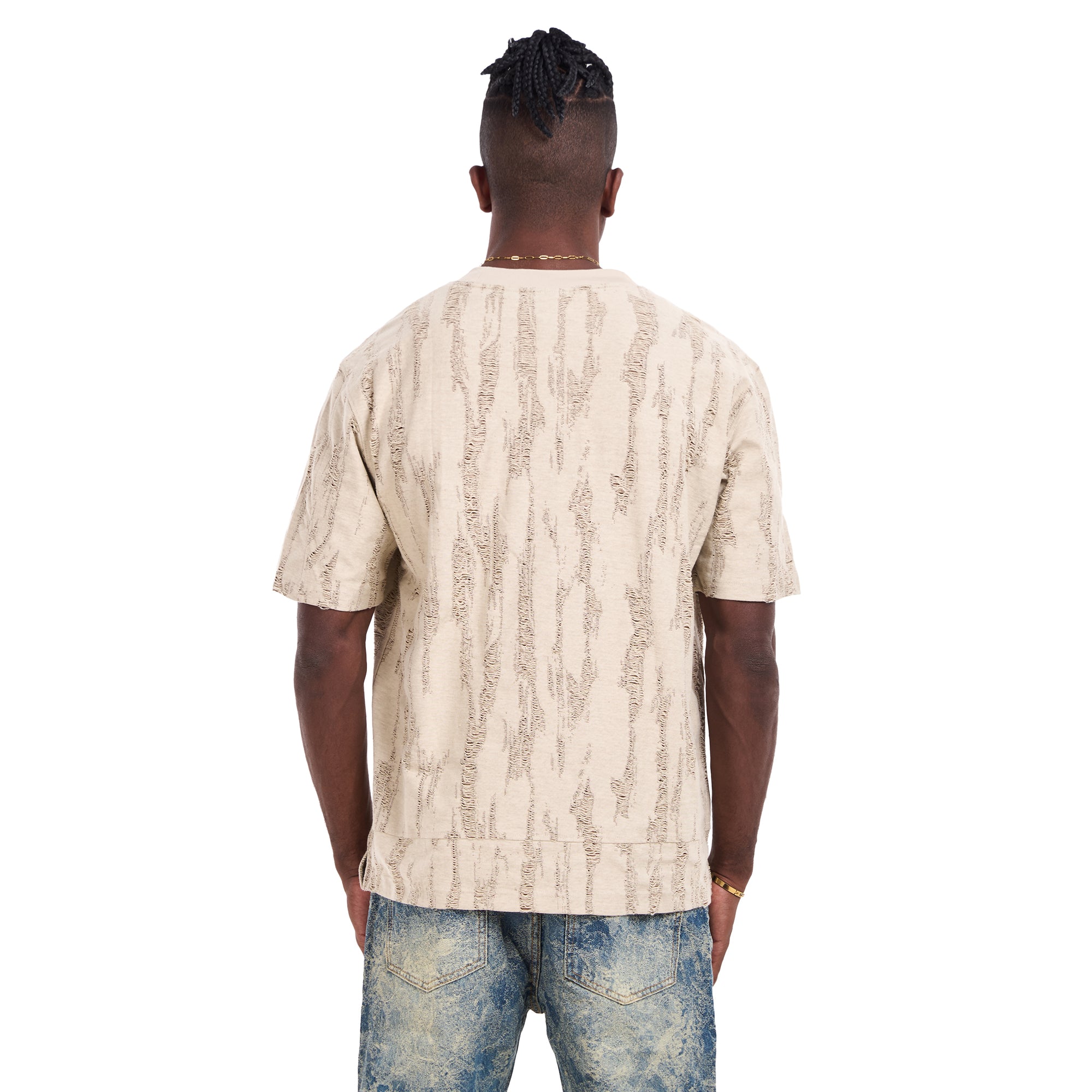 Beige Coming & Going  T-shirt