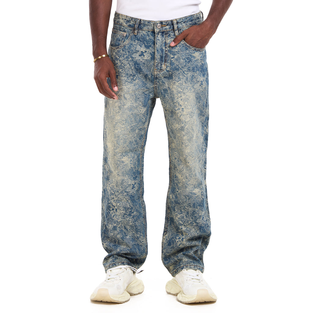 Blue Stone Wash Jeans