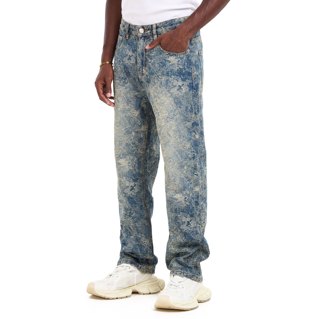 Blue Stone Wash Jeans