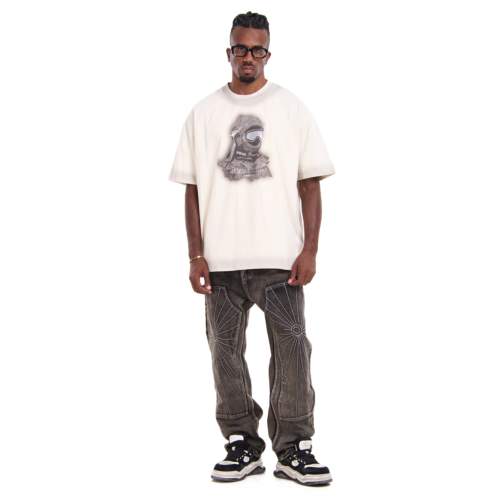 Off White Printed T-shirt