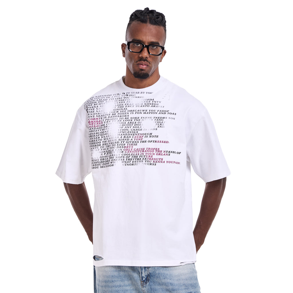 White Printed T-shirt