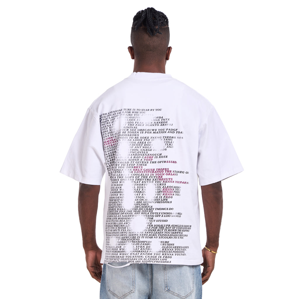 White Printed T-shirt