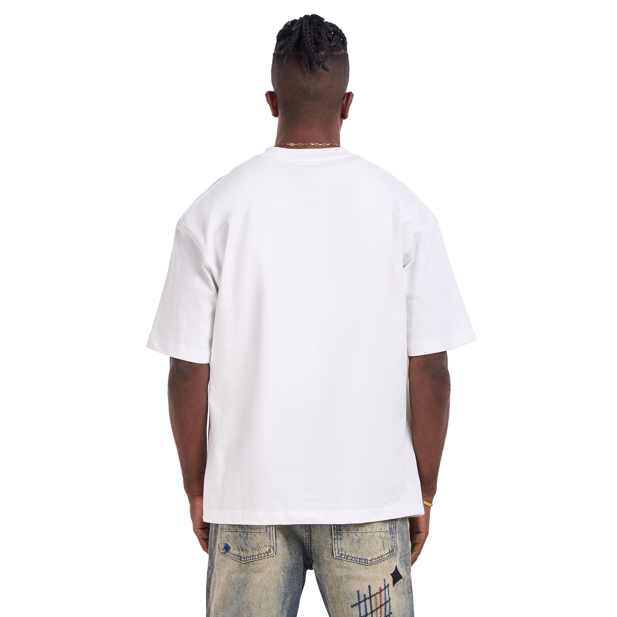 White Clown Ice Cream Printed T-shirt