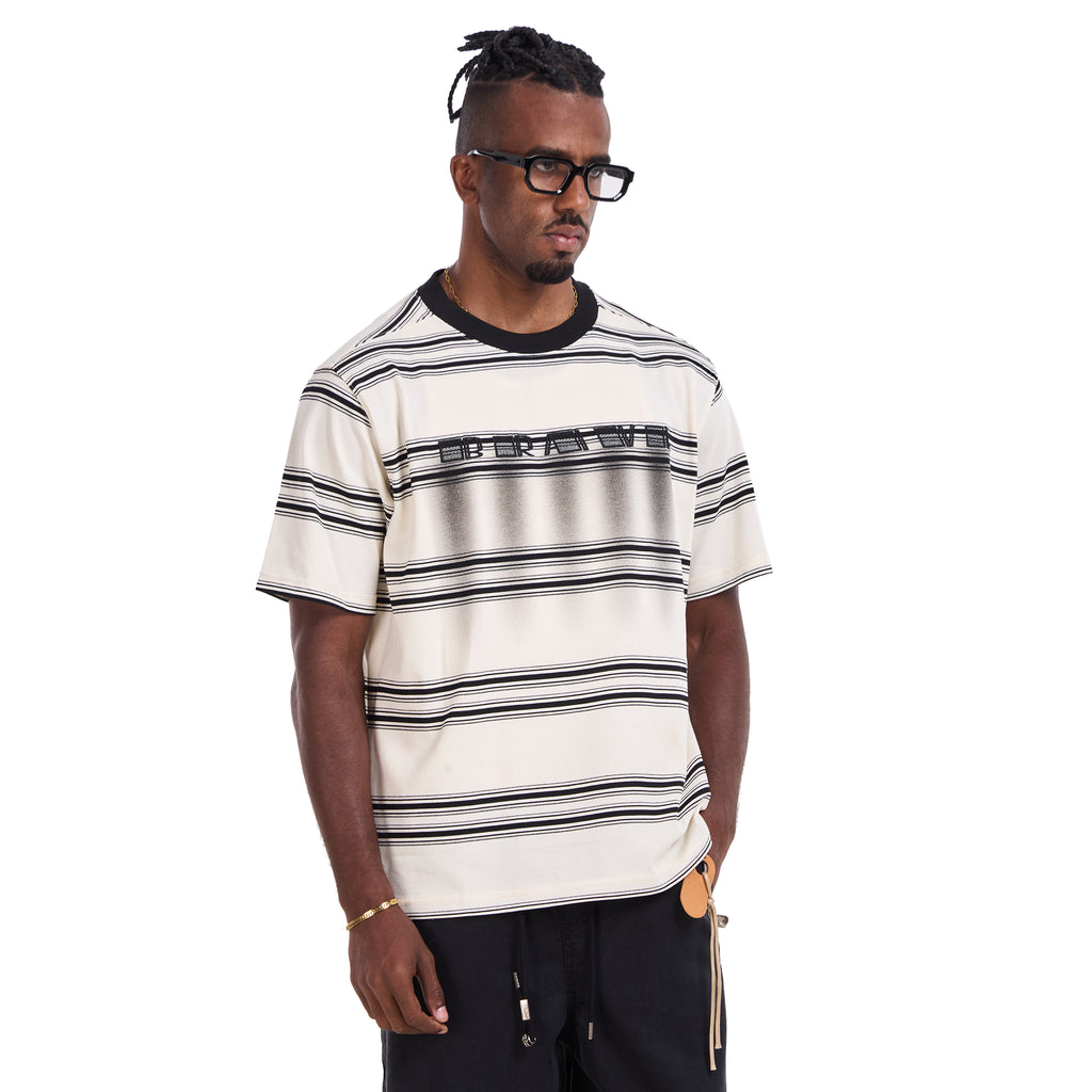 Off White Striped T-shirt