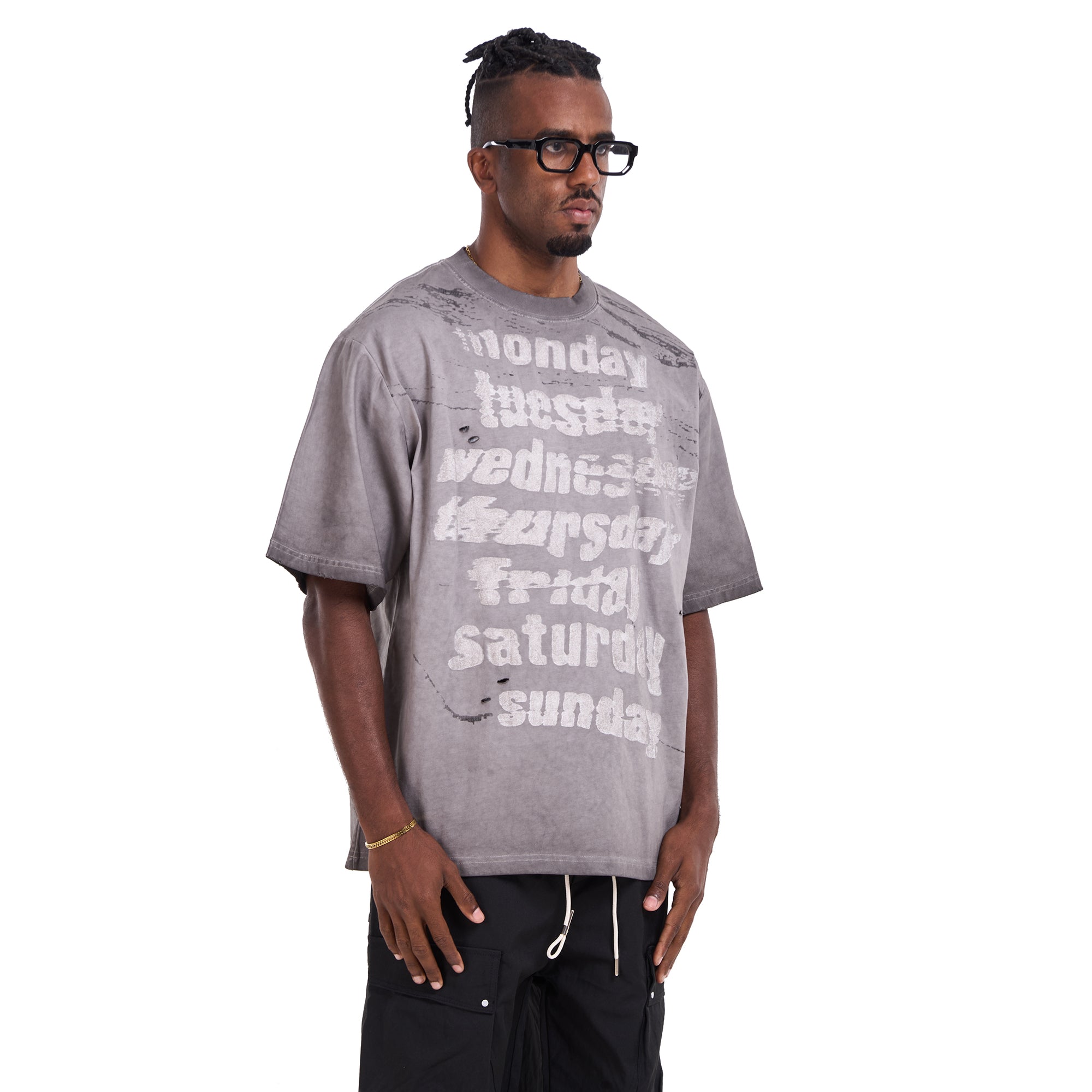 Gray Days Of The Week T-shirt
