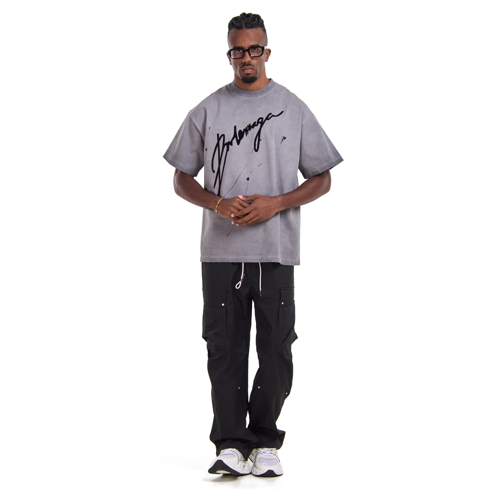 Gray Balenciaga Oversize T-shirt