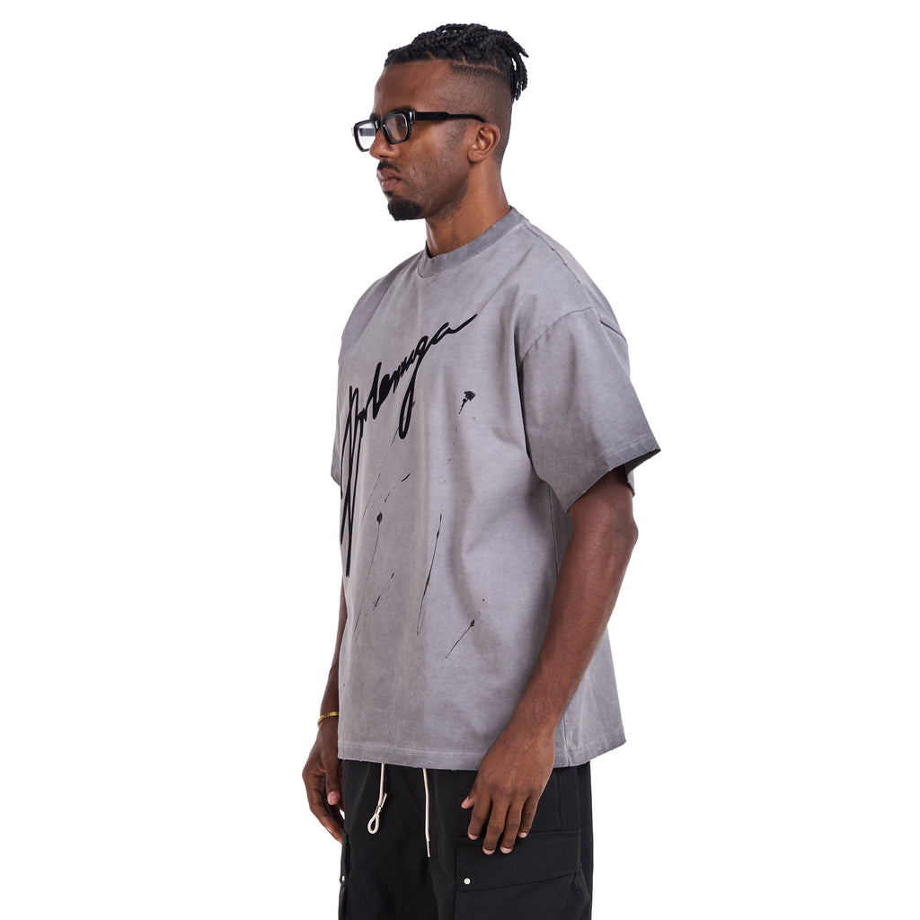 Gray Balenciaga Oversize T-shirt