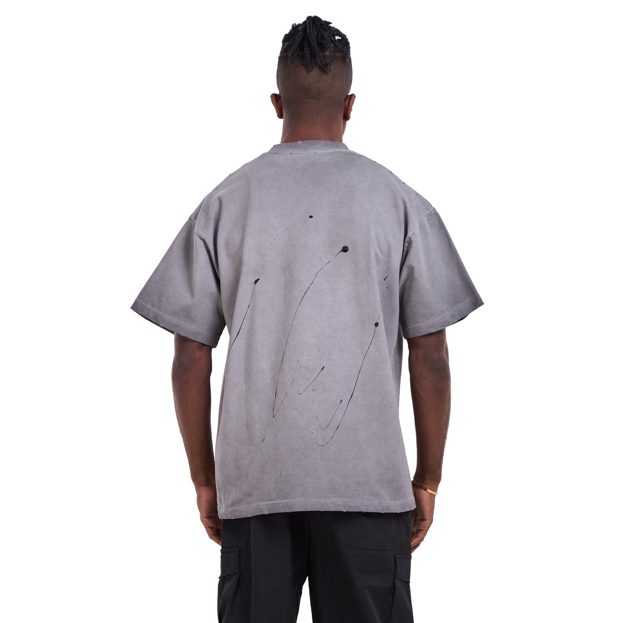 Gray Balenciaga Oversize T-shirt