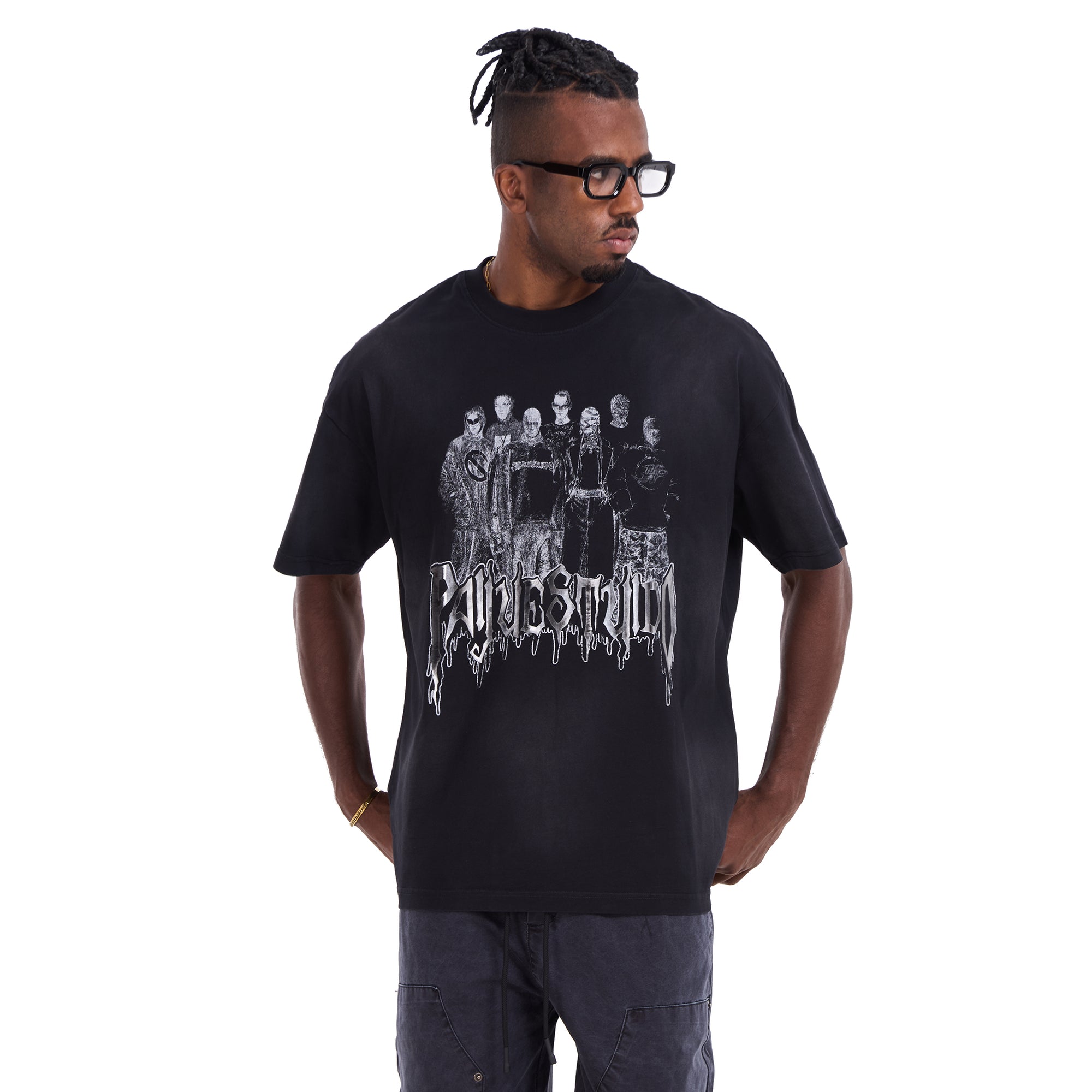 Black Printed T-shirt