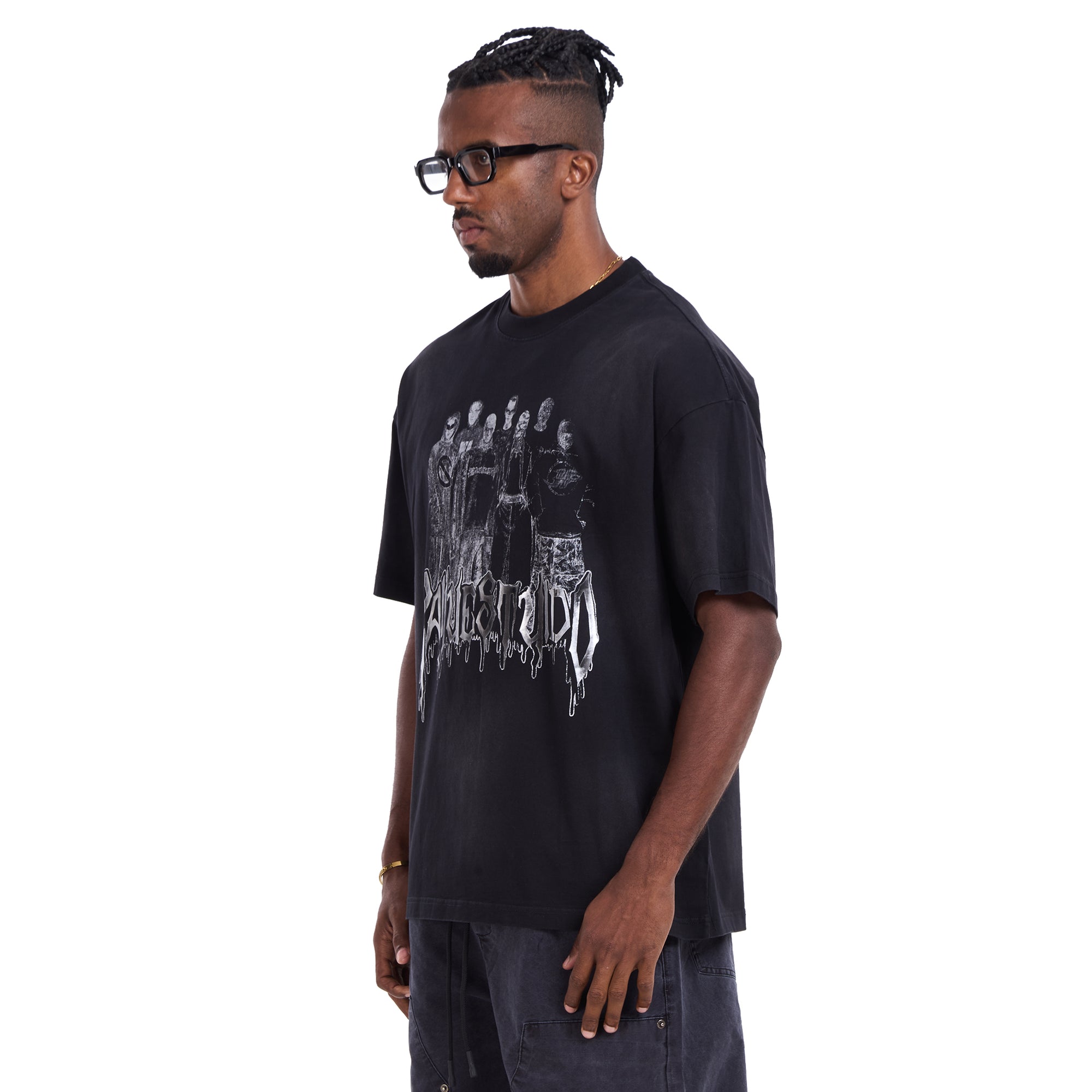 Black Printed T-shirt