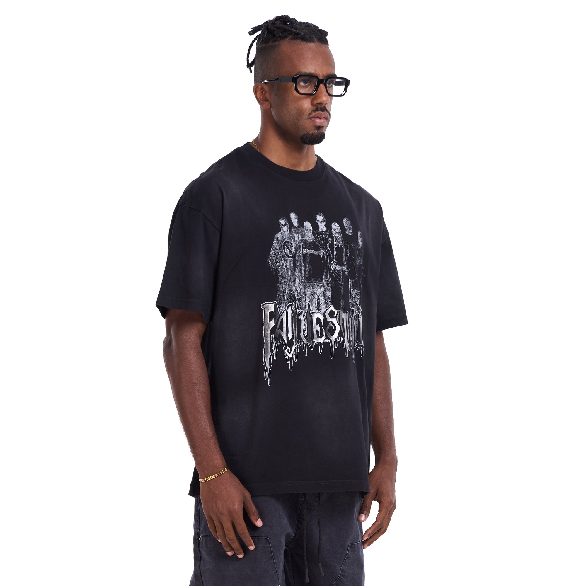 Black Printed T-shirt