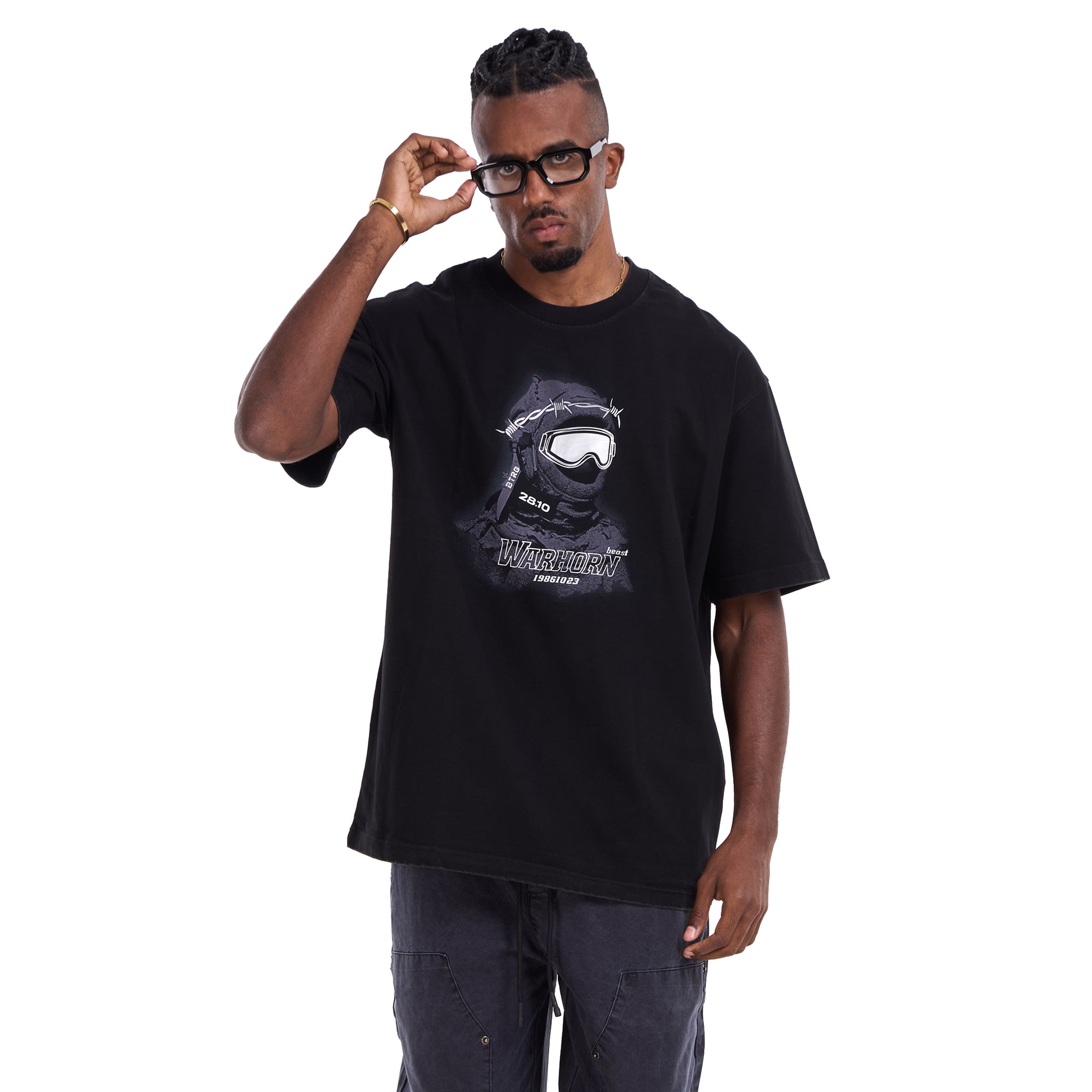 Black Printed T-shirt