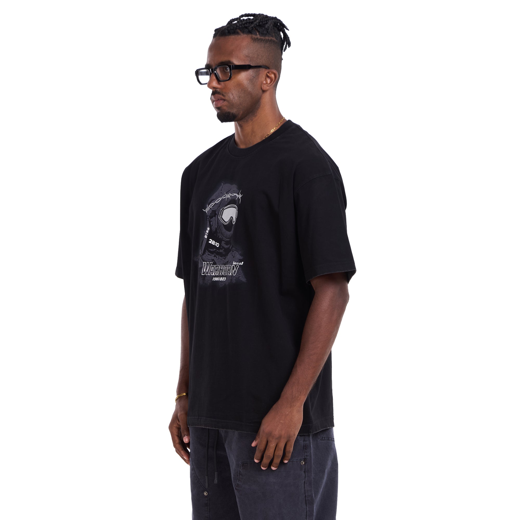 Black Printed T-shirt