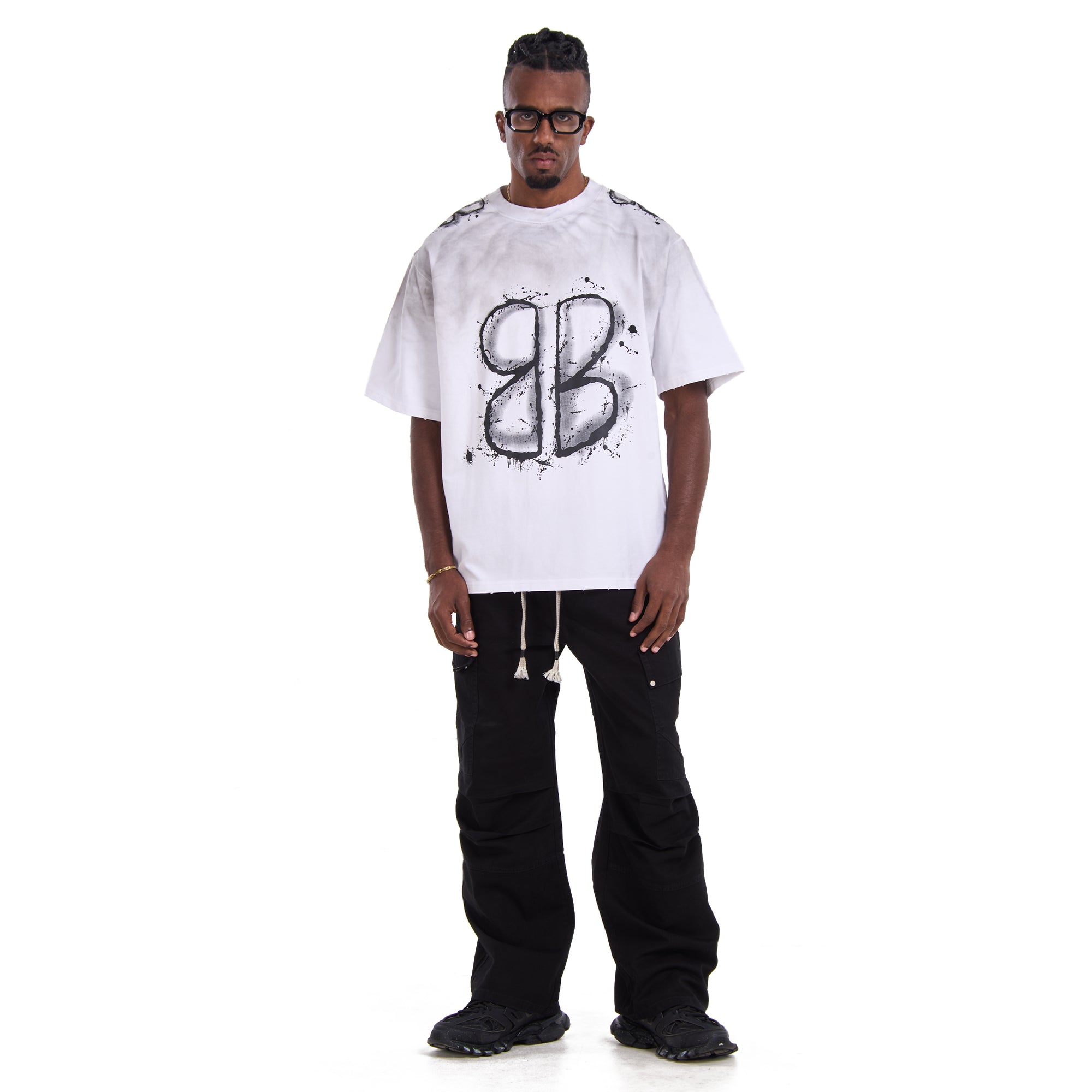 White Balenciaga Oversize T-shirt