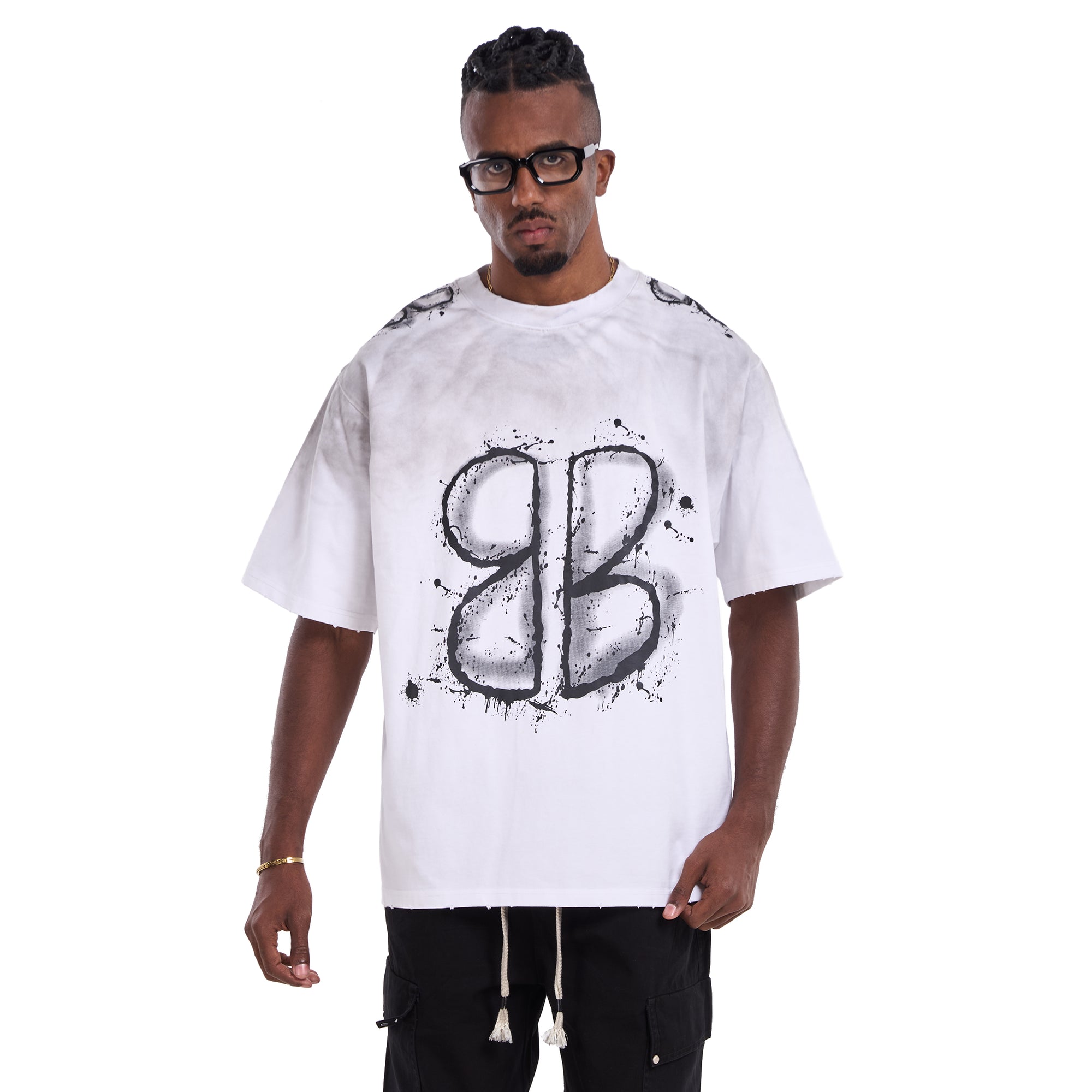 White Balenciaga Oversize T-shirt