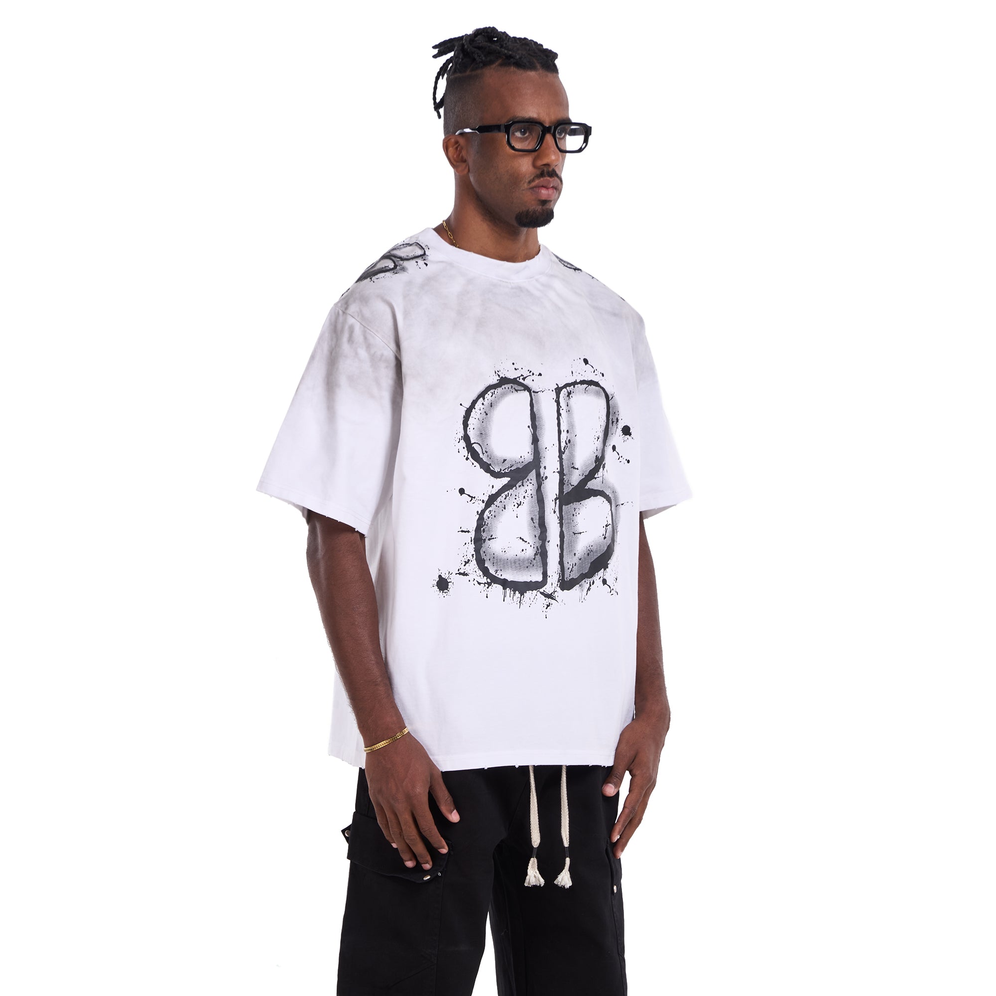 White Balenciaga Oversize T-shirt