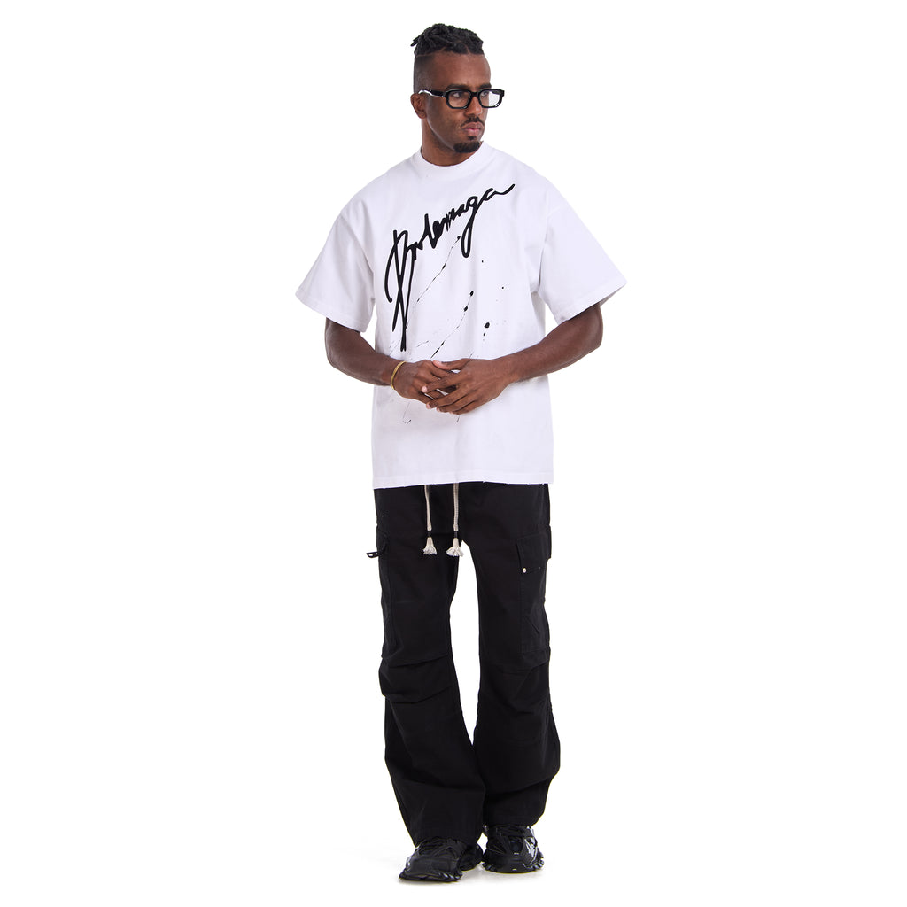 White Balenciaga Oversize T-shirt