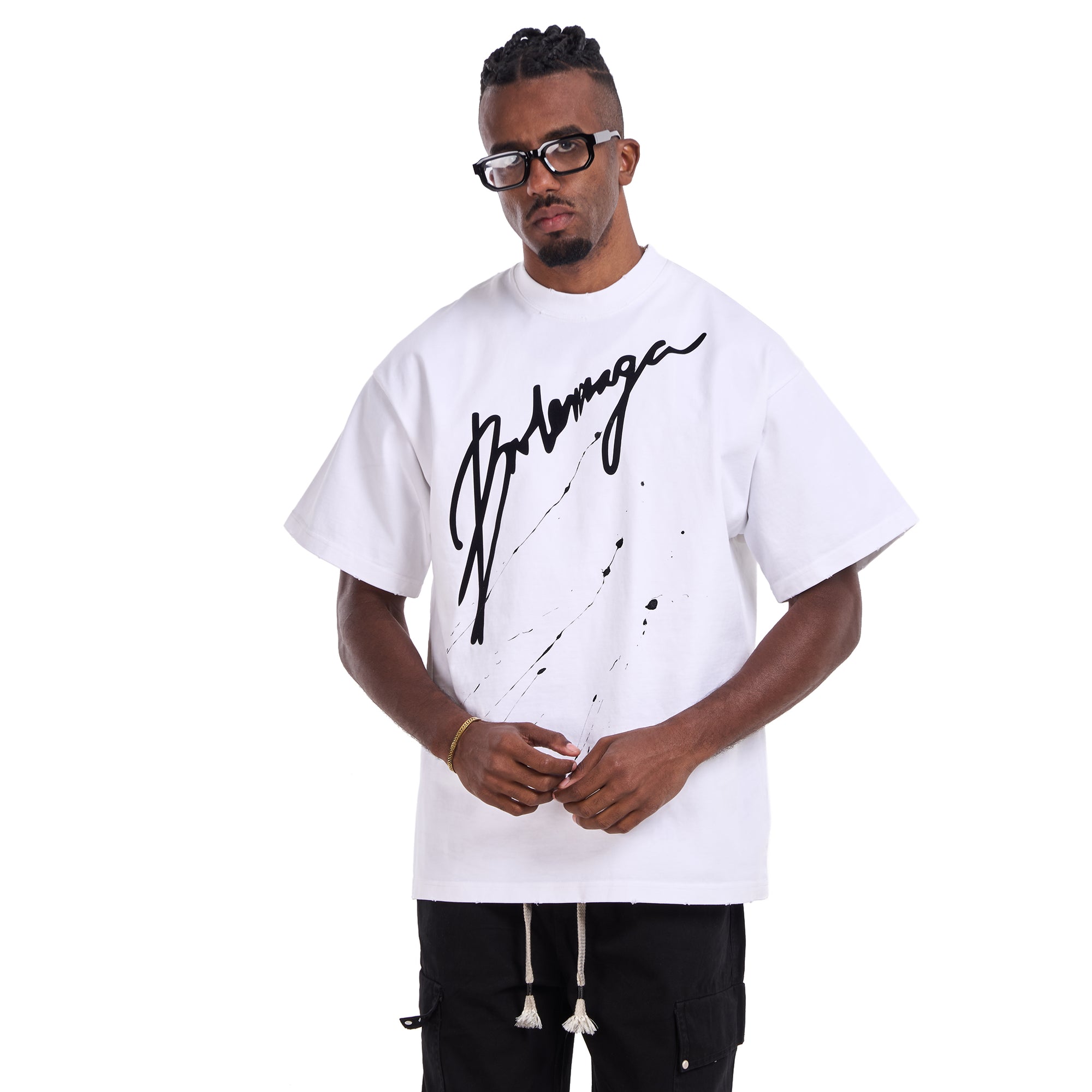 White Balenciaga Oversize T-shirt
