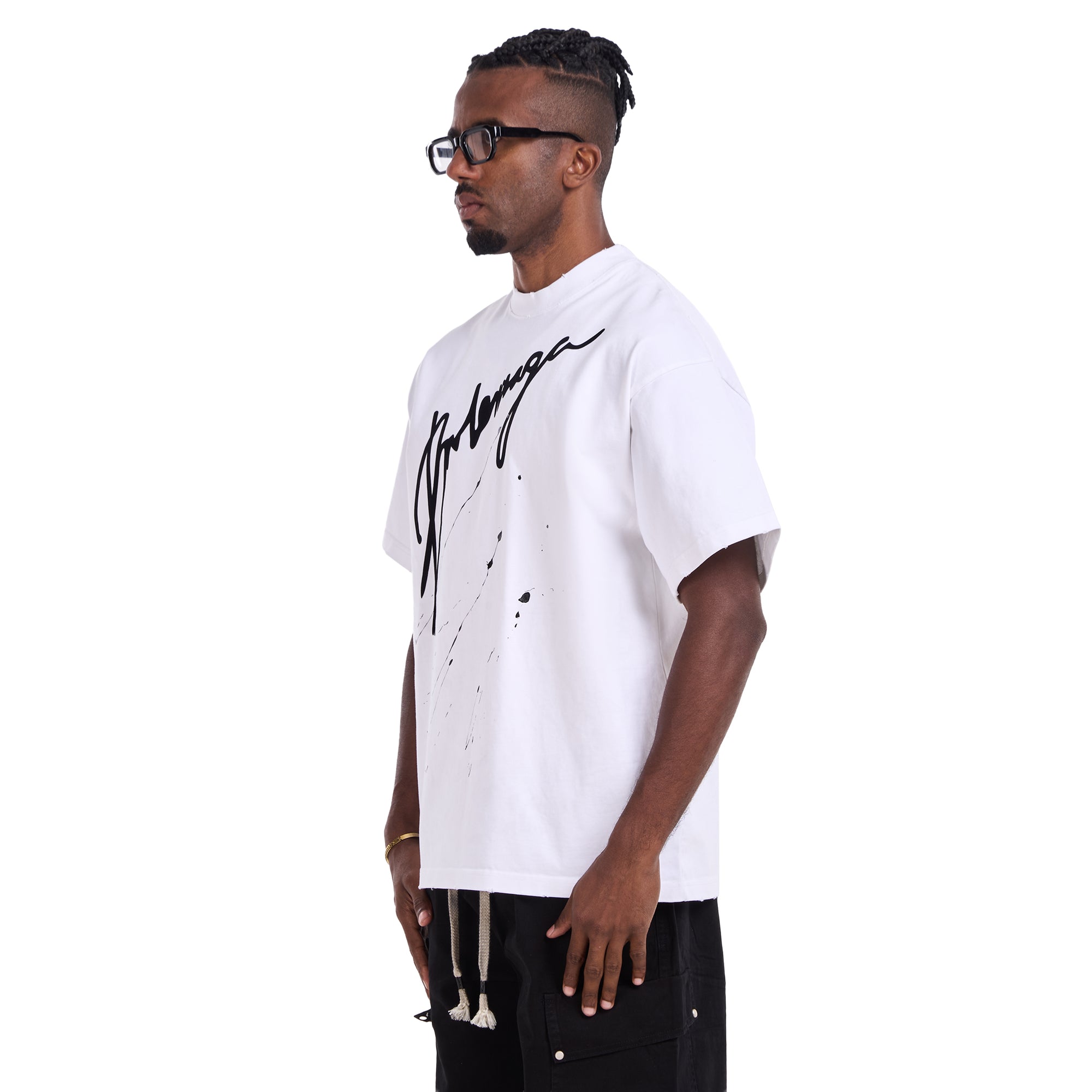 White Balenciaga Oversize T-shirt