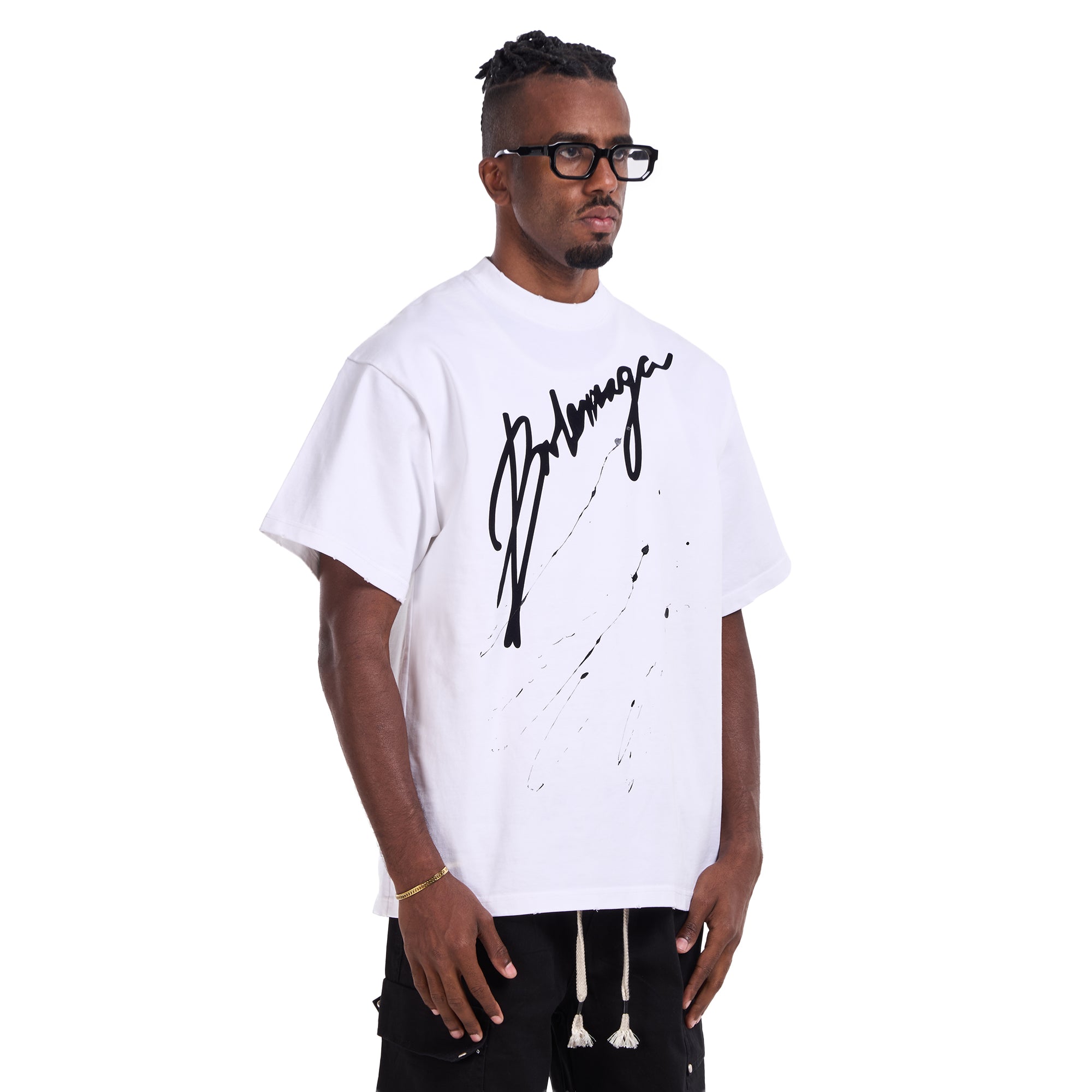 White Balenciaga Oversize T-shirt
