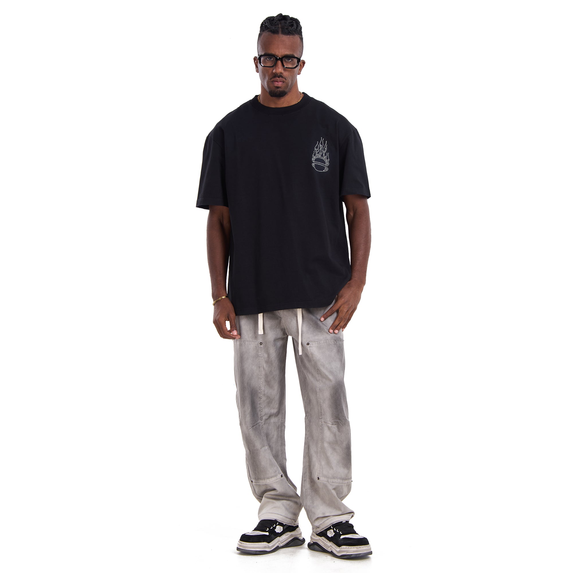 Black Balenciaga Oversize T-shirt
