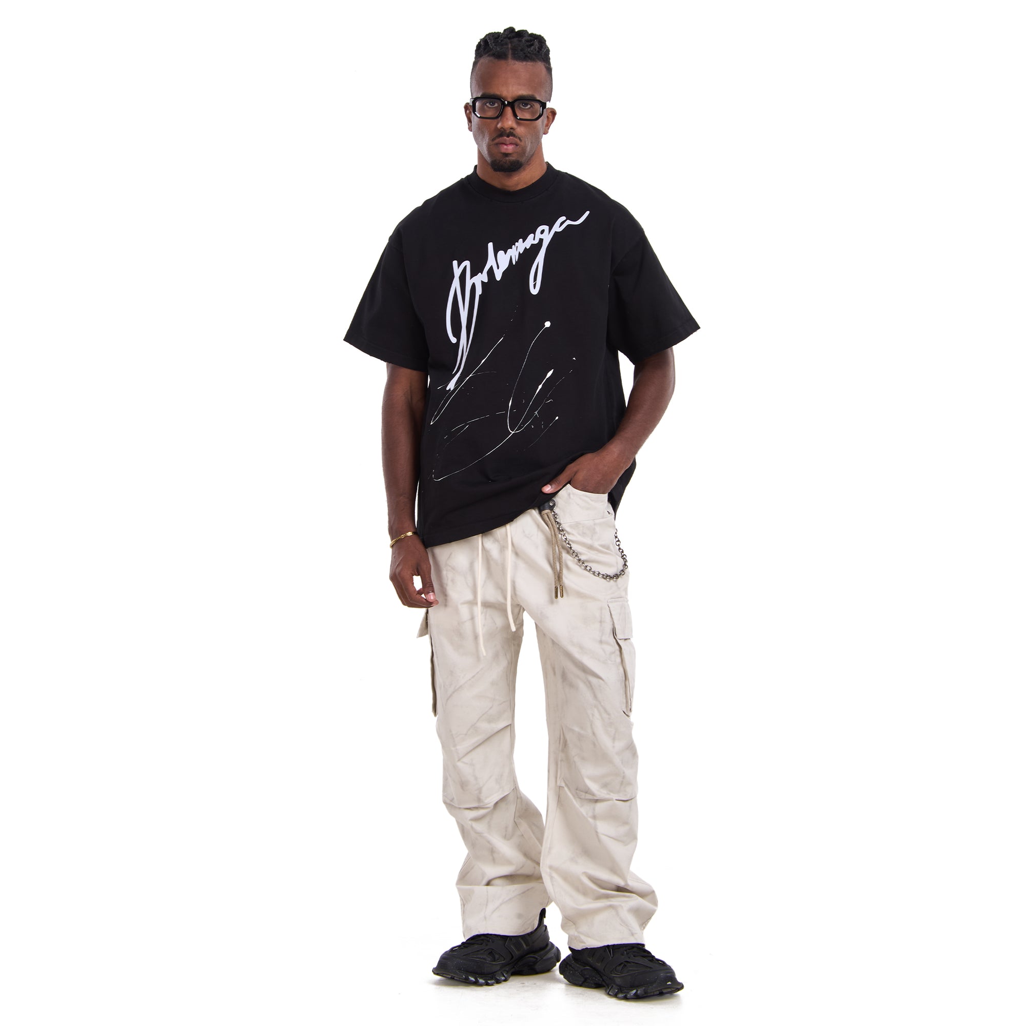 Black Balenciaga Oversize T-shirt