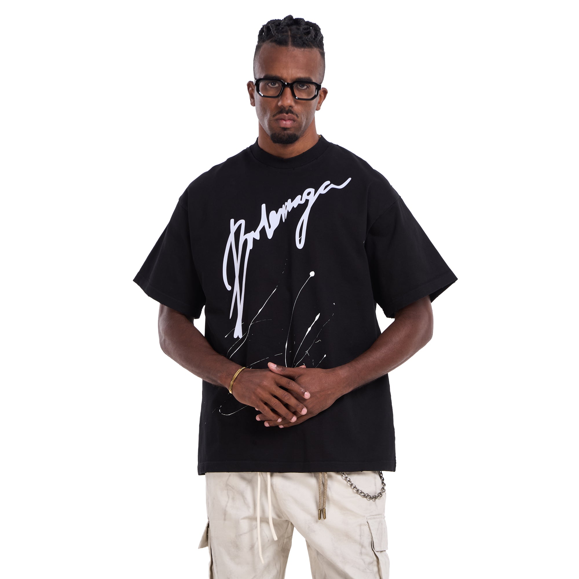 Black Balenciaga Oversize T-shirt