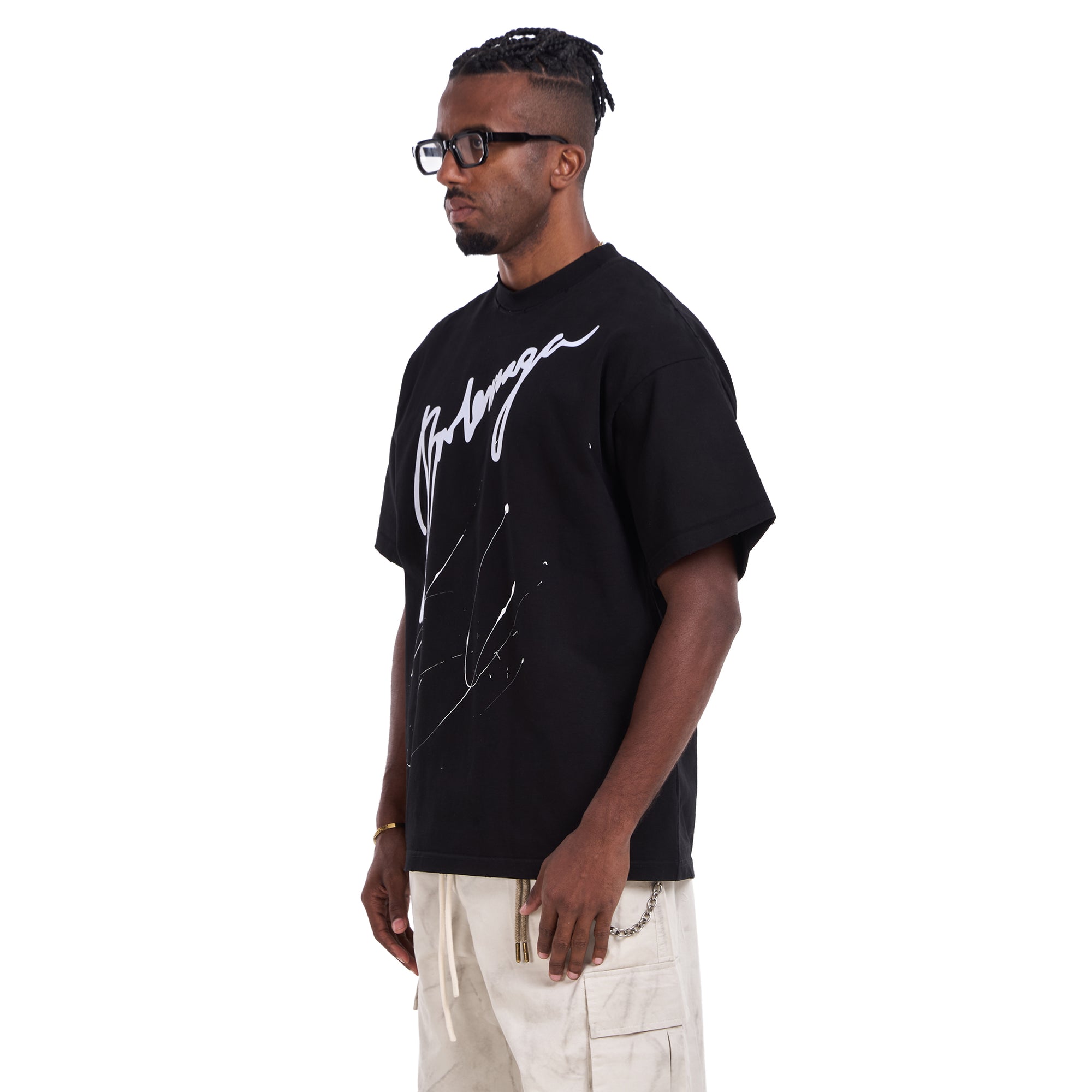 Black Balenciaga Oversize T-shirt