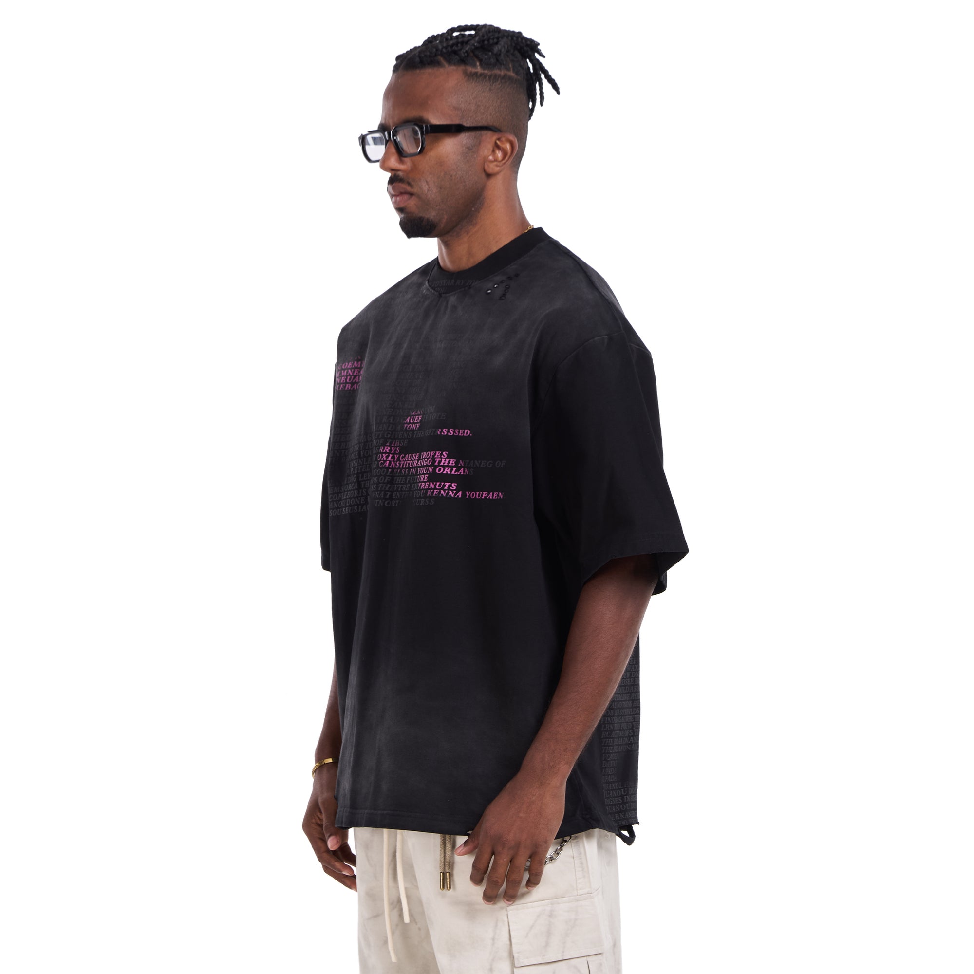 Black Printed T-shirt