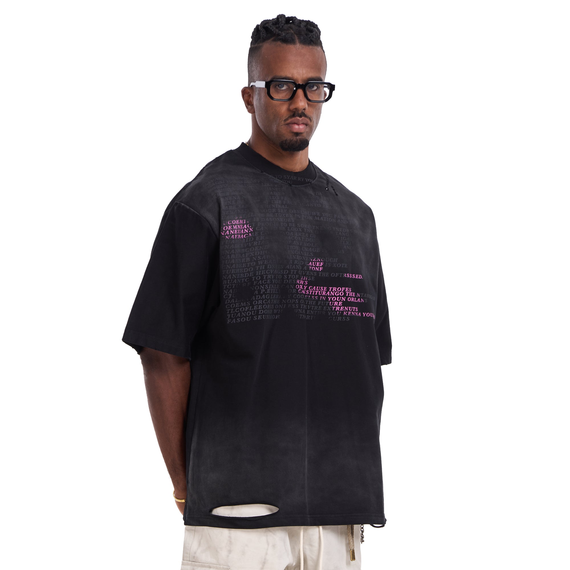 Black Printed T-shirt